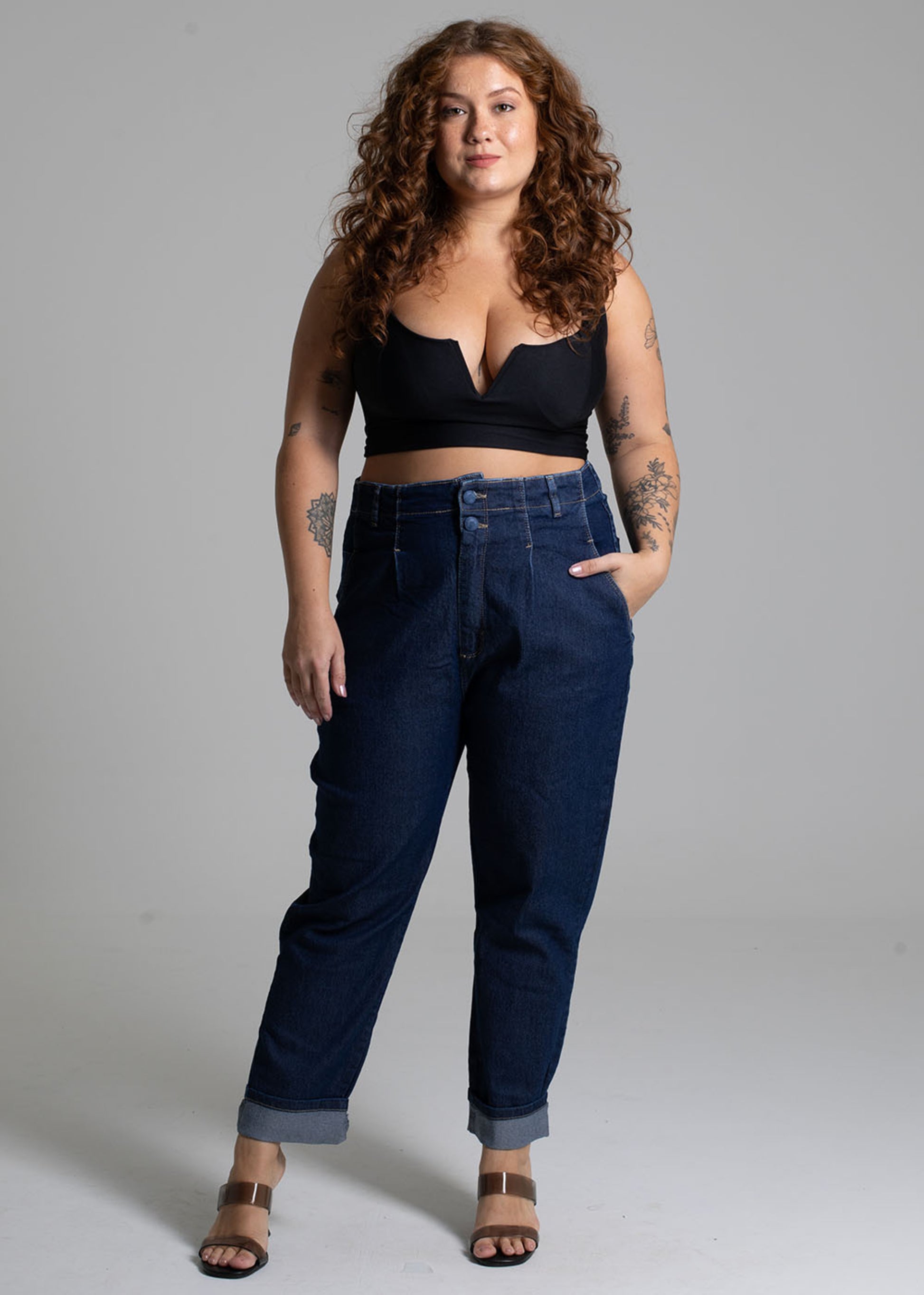 Sawary Plus Size Jeans Pants - 272556