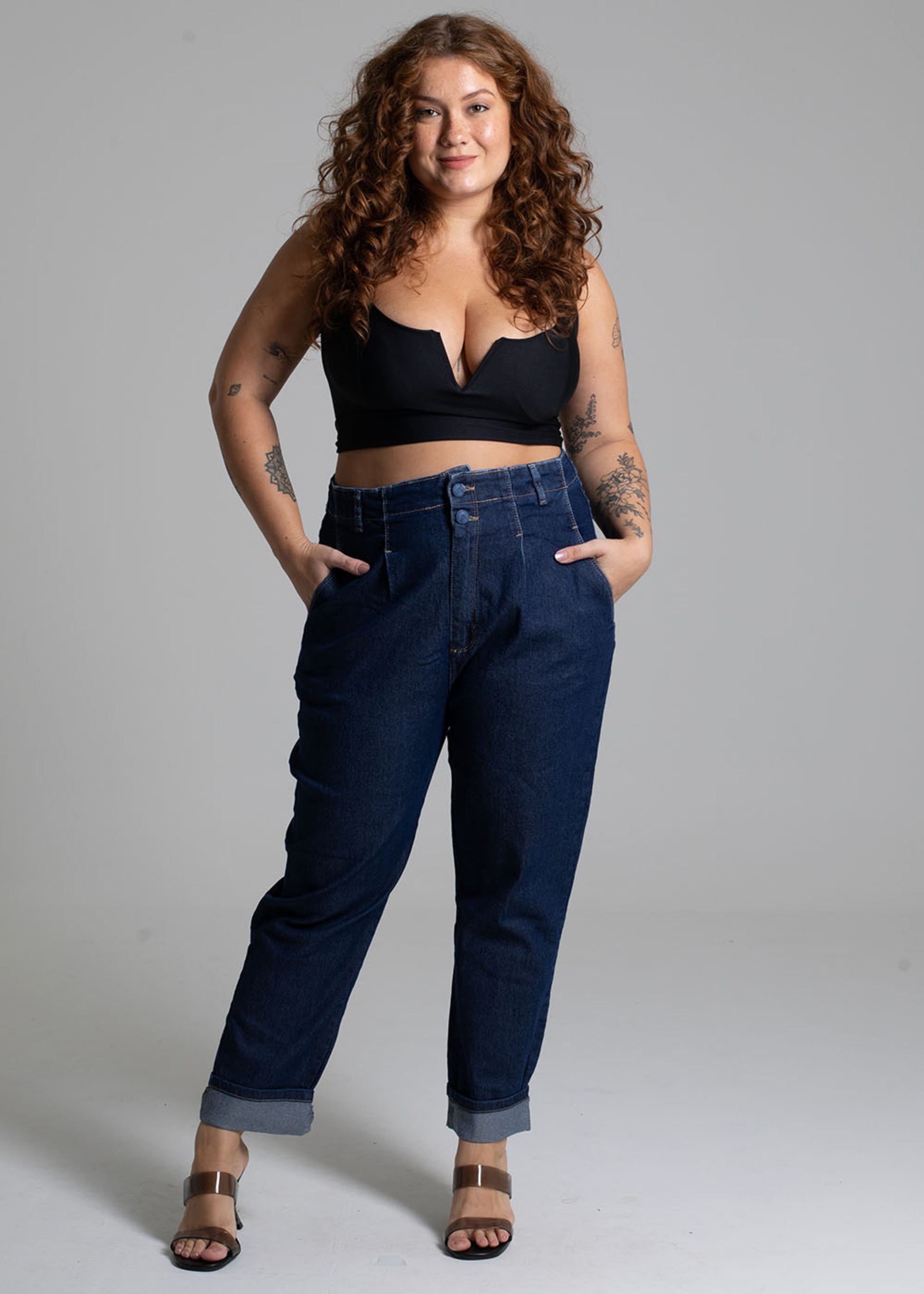 Sawary Plus Size Jeans Pants - 272556