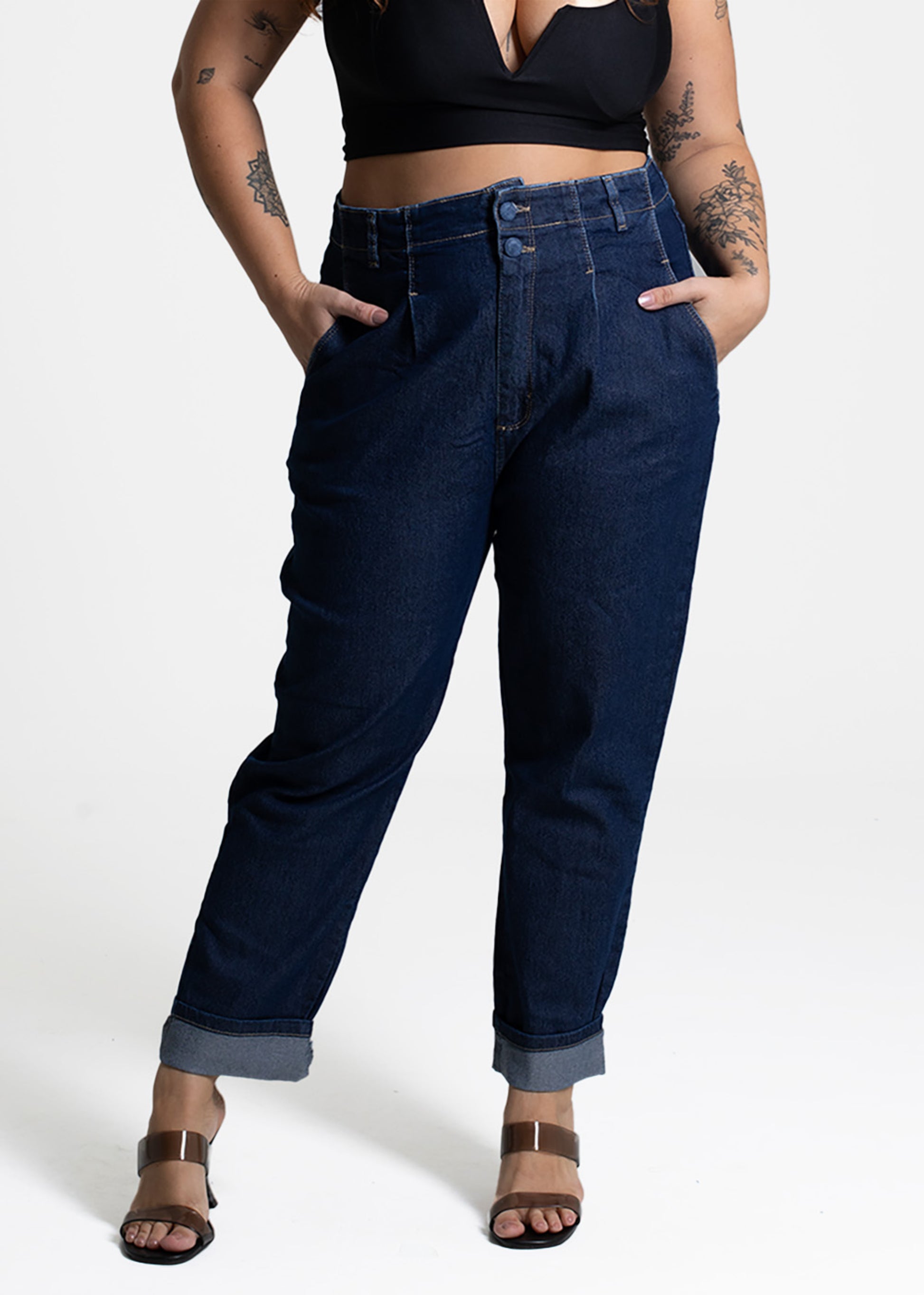 Sawary Plus Size Jeans Pants - 272556