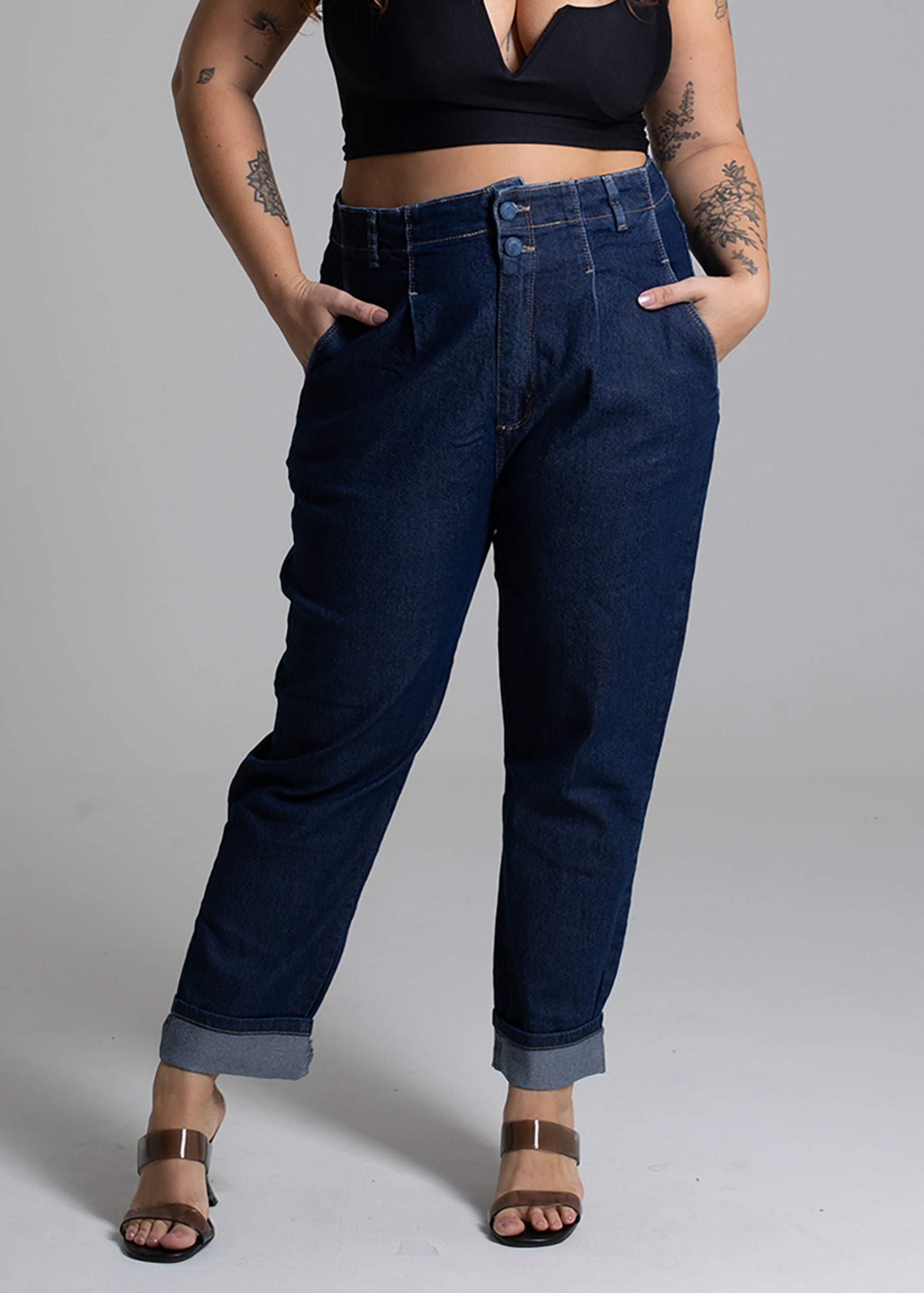 Sawary Plus Size Jeans Pants - 272556