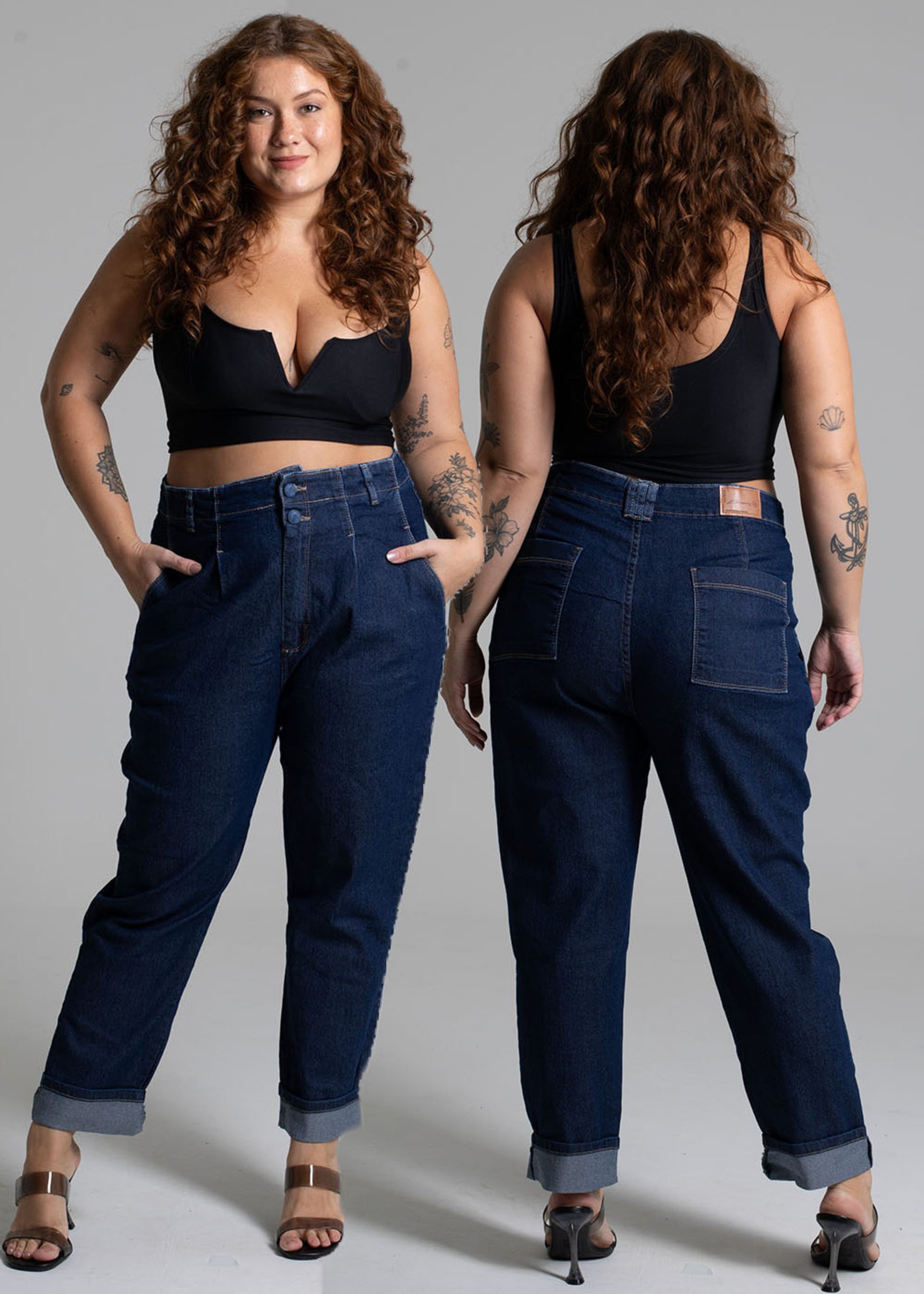 Sawary Plus Size Jeans Pants - 272556