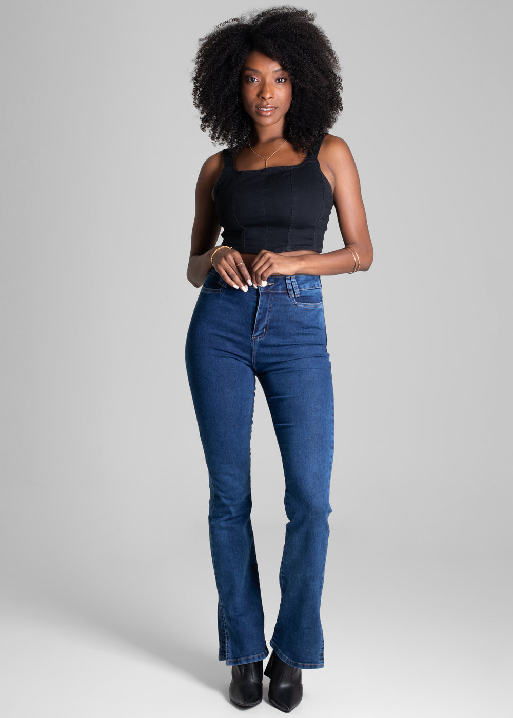 Sawary Boot cut Jeans Pants - 274982