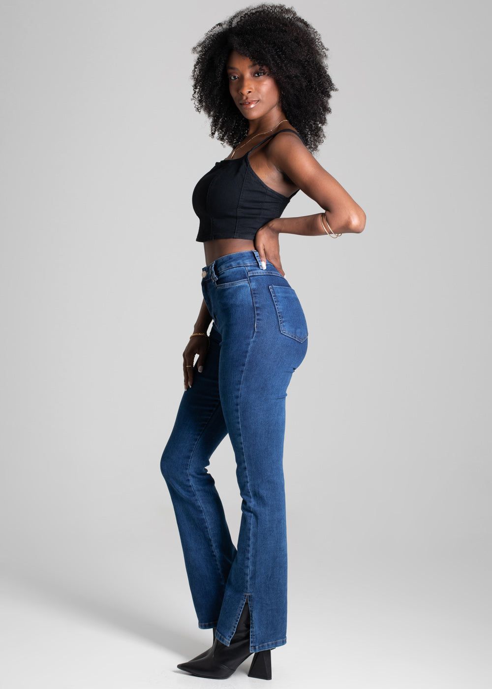 Sawary Boot cut Jeans Pants - 274982