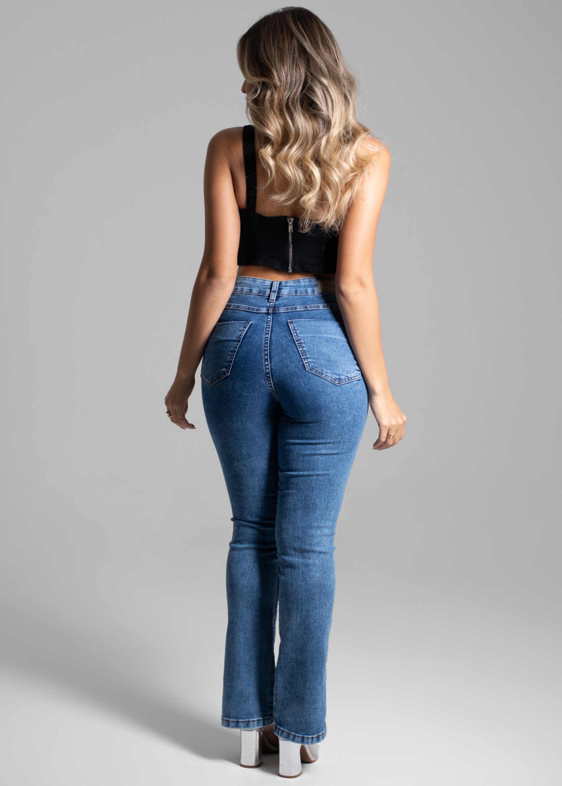 Sawary Straight Jeans Pants - 274993 BLUE