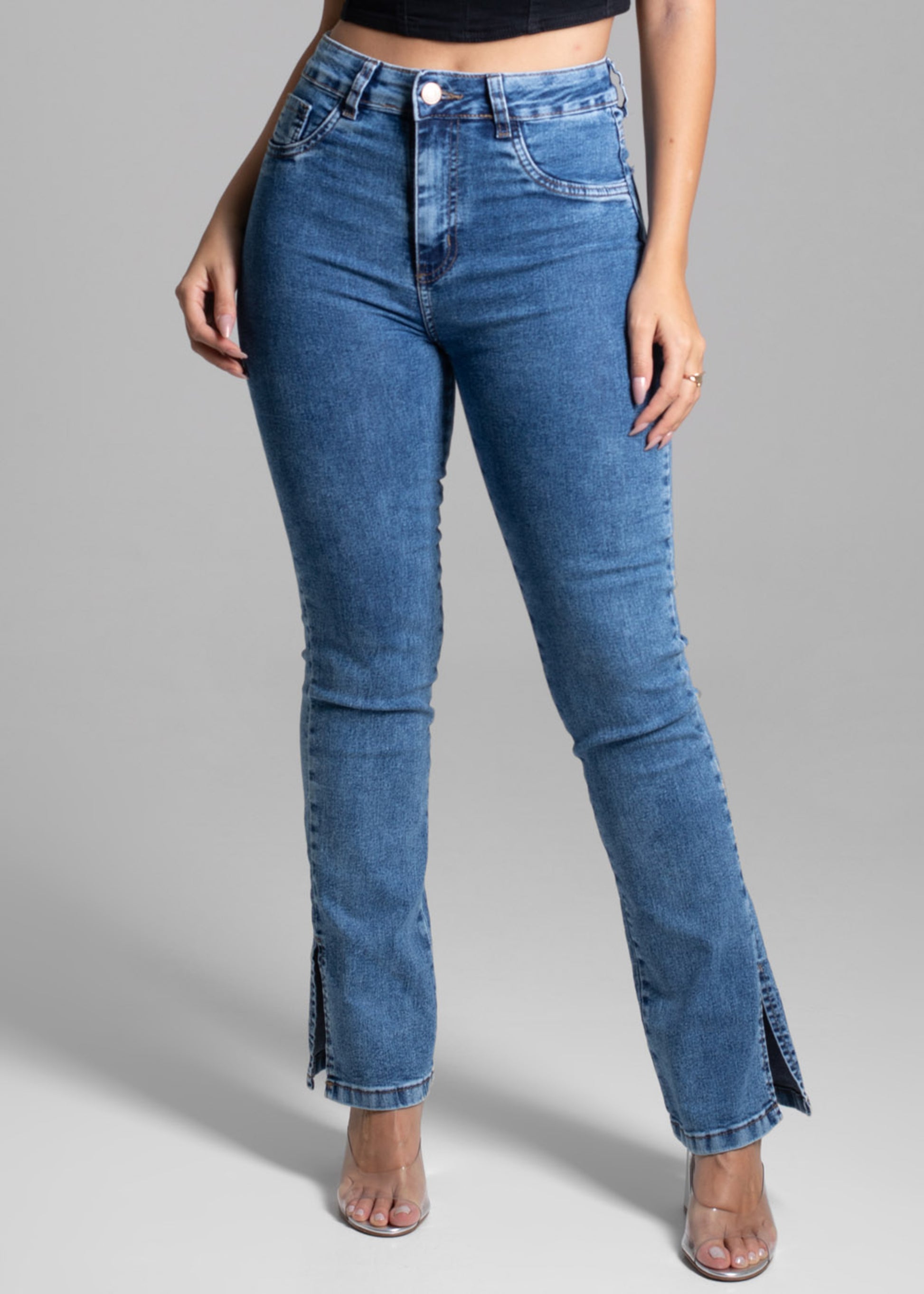 Sawary Straight Jeans Pants - 274993 BLUE