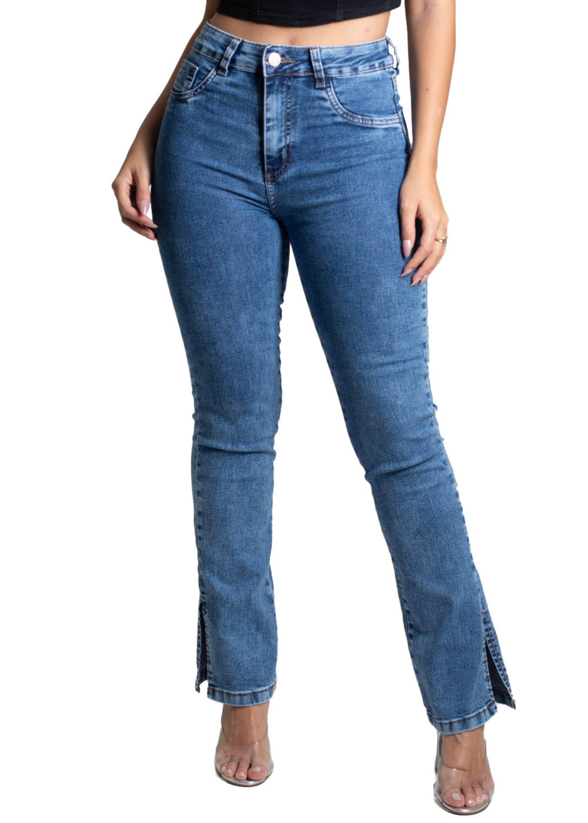 Sawary Straight Jeans Pants - 274993 BLUE