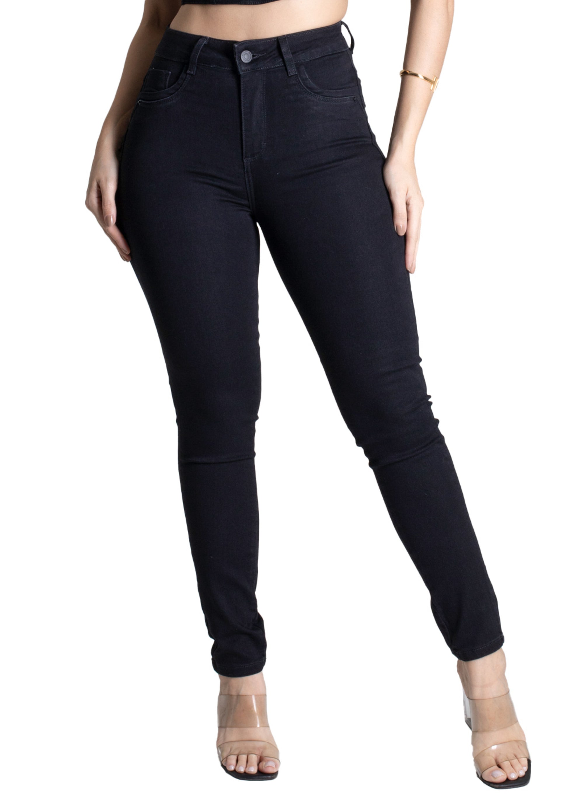 Sawary Butt Lift Canvas Pants - 275004 BLACK