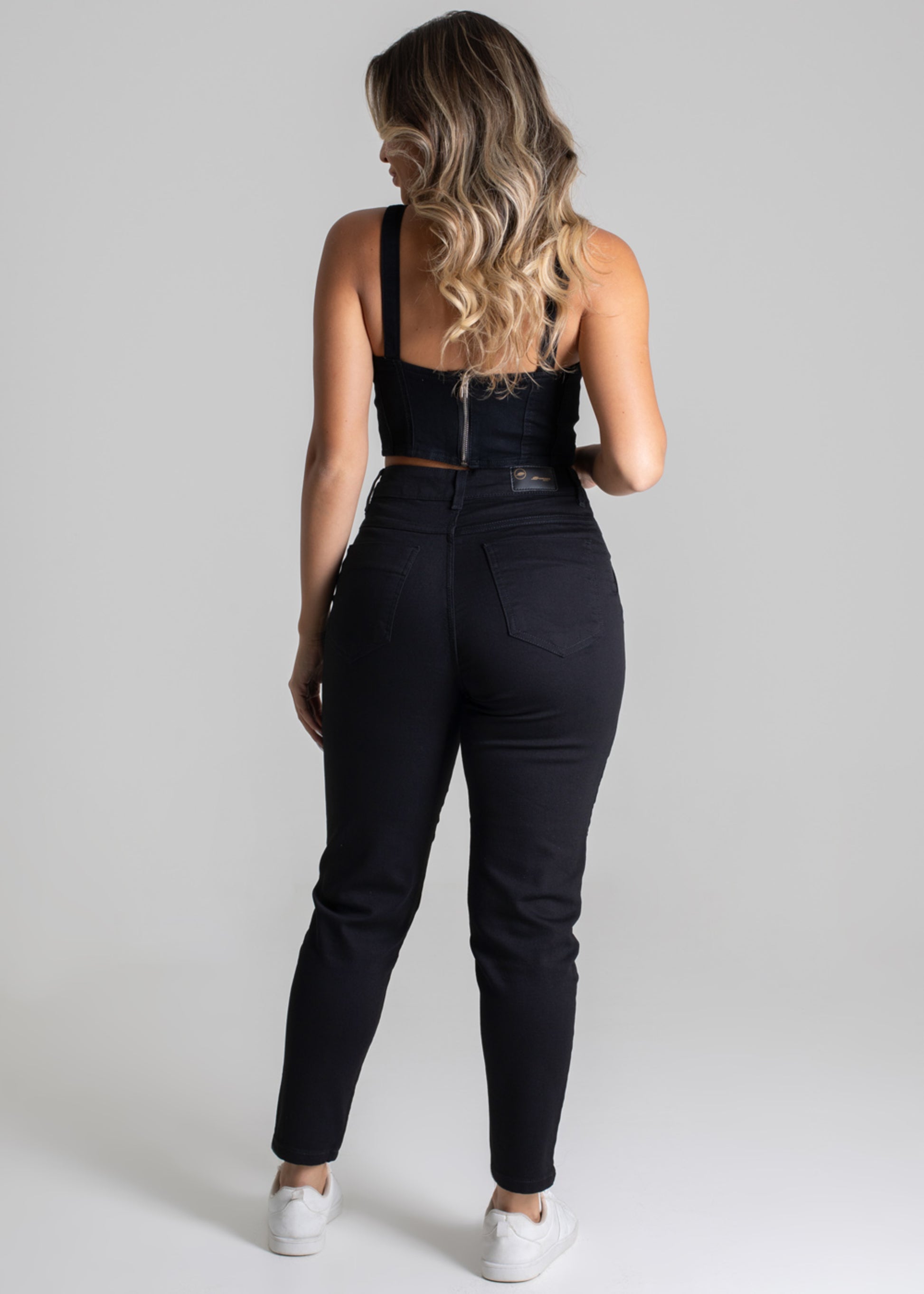 Sawary Mom Canvas Pants - 275269