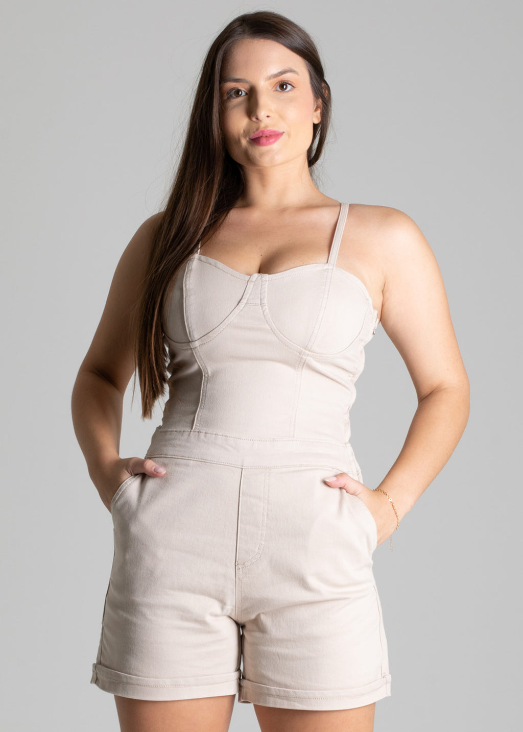 Sawary Canvas Overalls - 275808