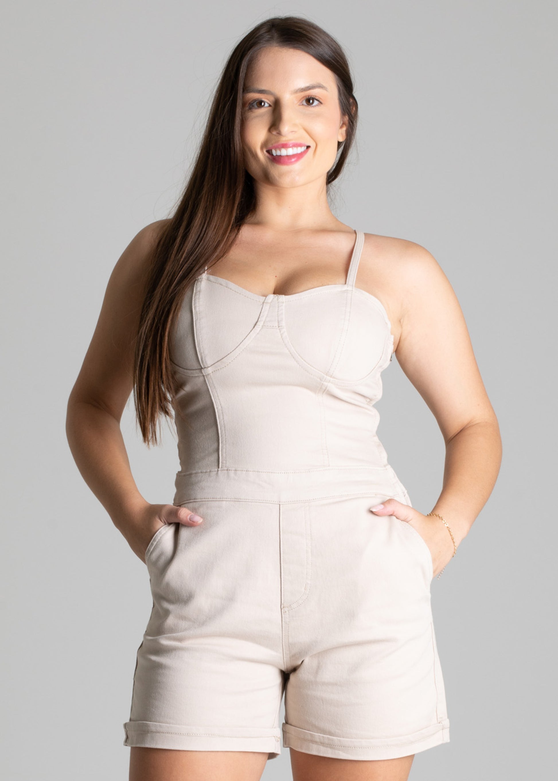 Sawary Canvas Overalls - 275808