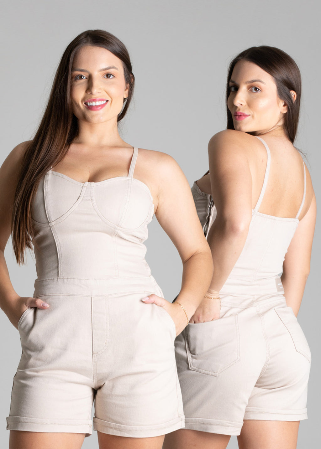 Sawary Canvas Overalls - 275808