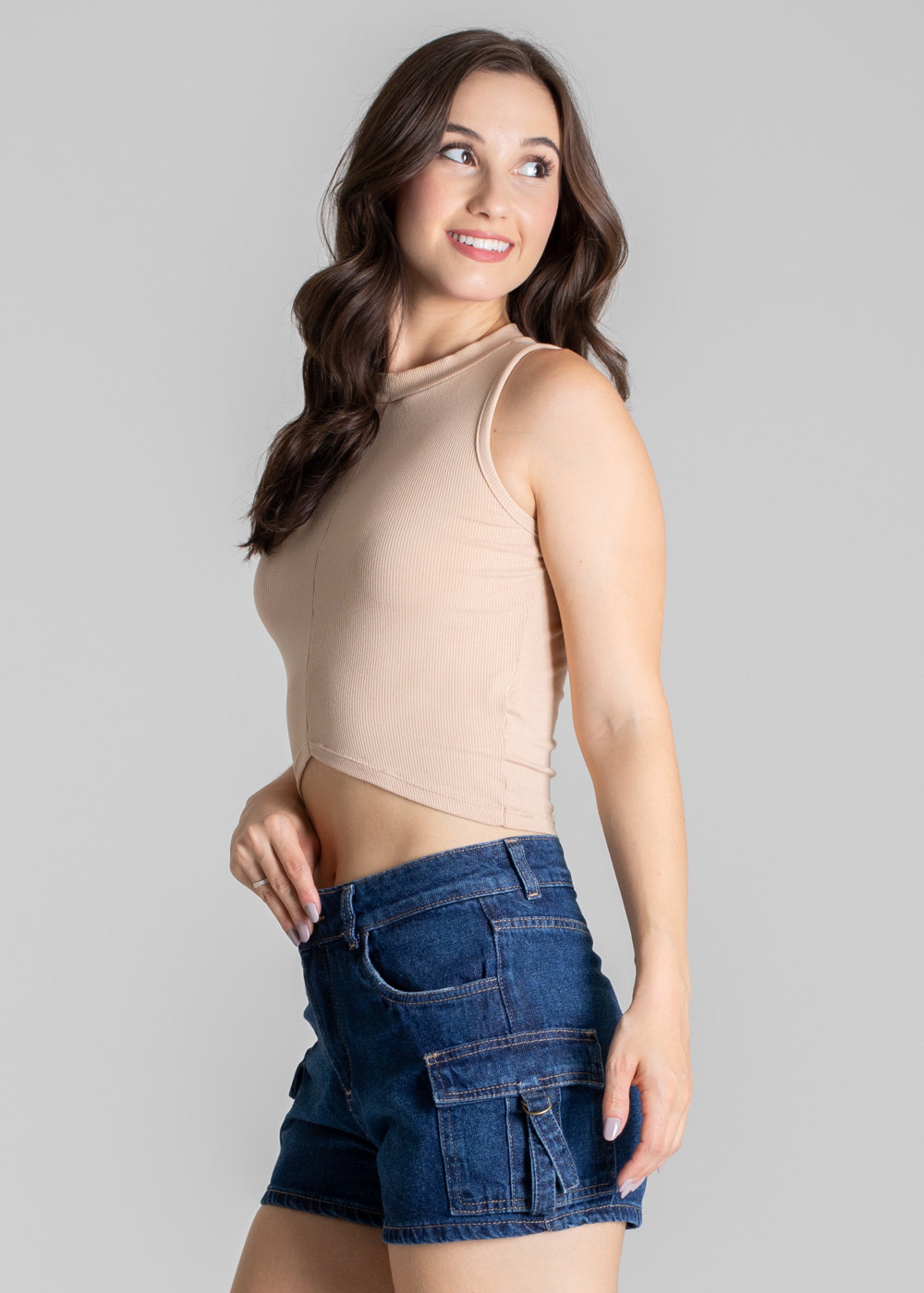Sawary Jeans Shorts - 275863