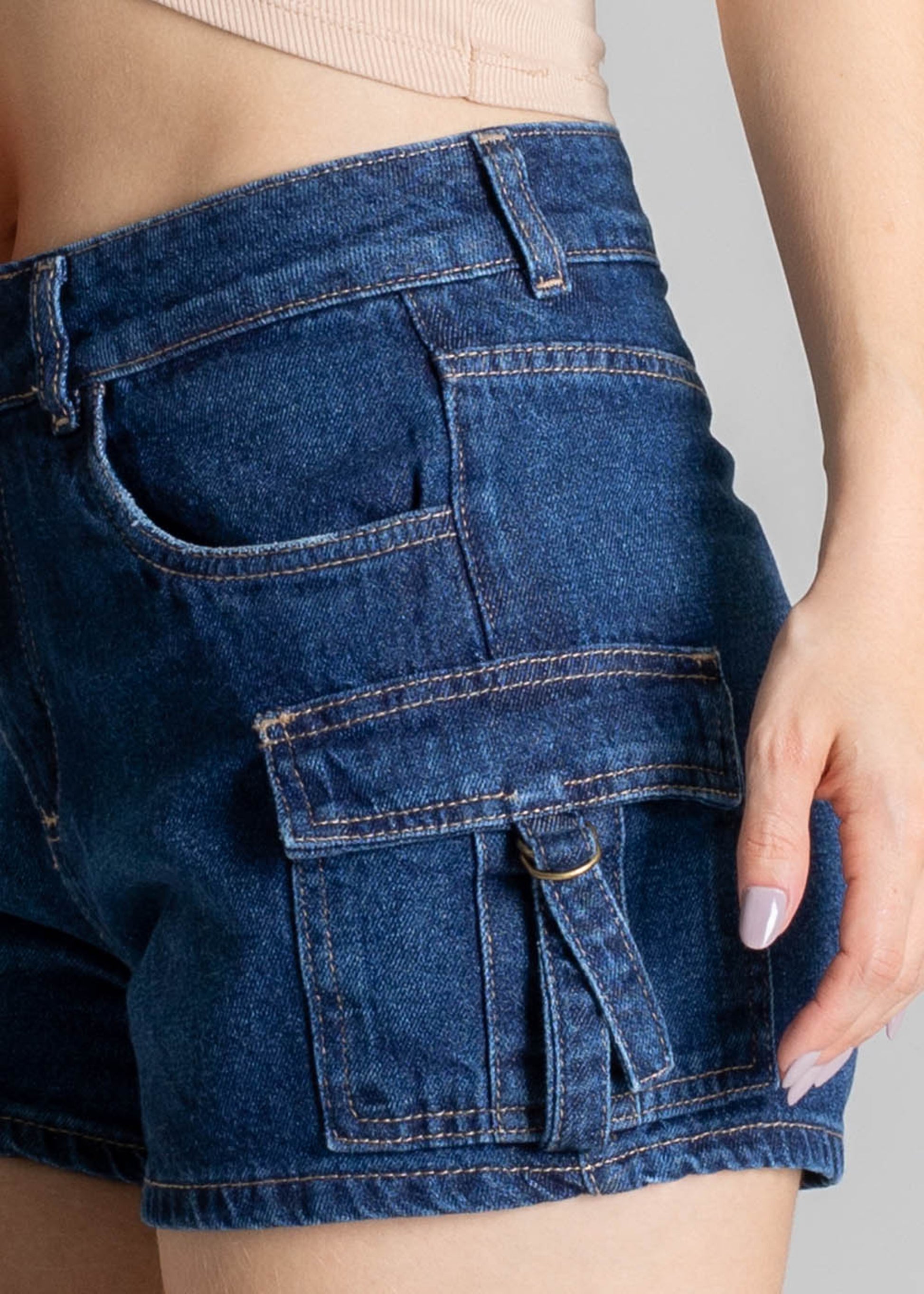 Sawary Jeans Shorts - 275863
