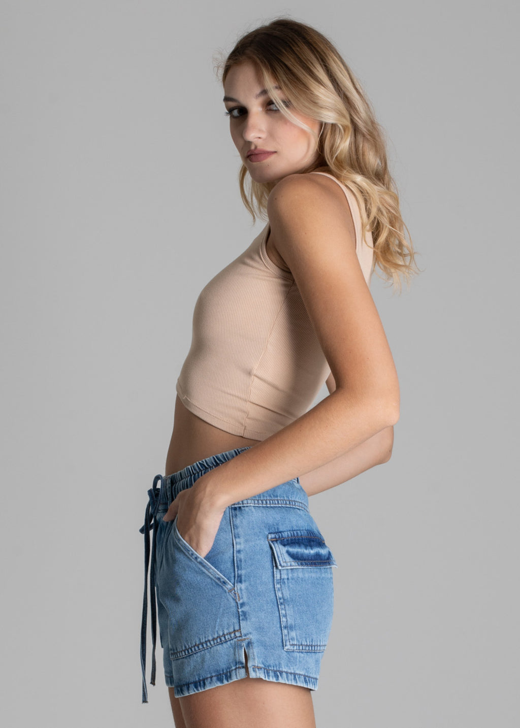 Sawary Jeans Shorts - 275938