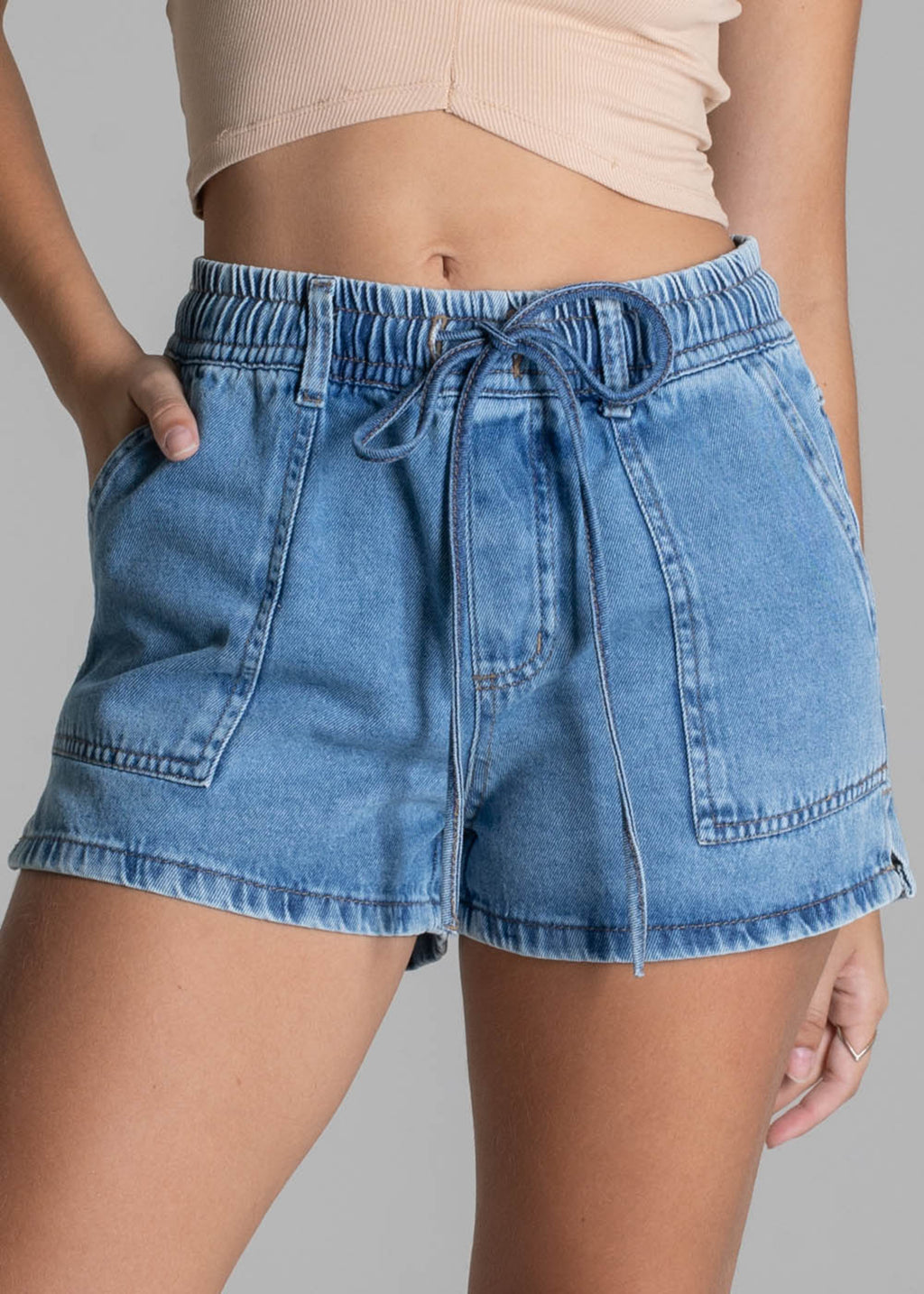 Sawary Jeans Shorts - 275938