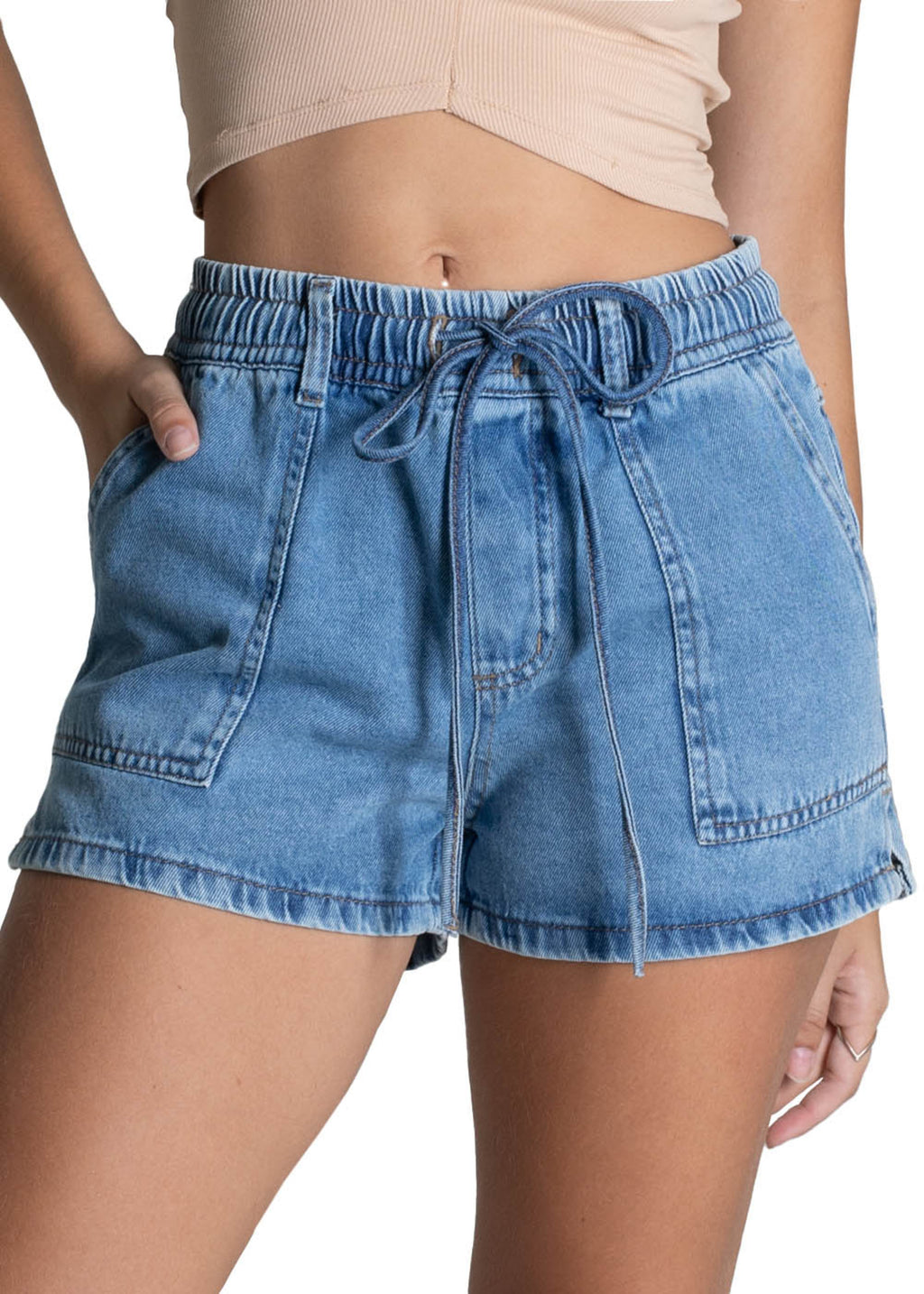 Sawary Jeans Shorts - 275938
