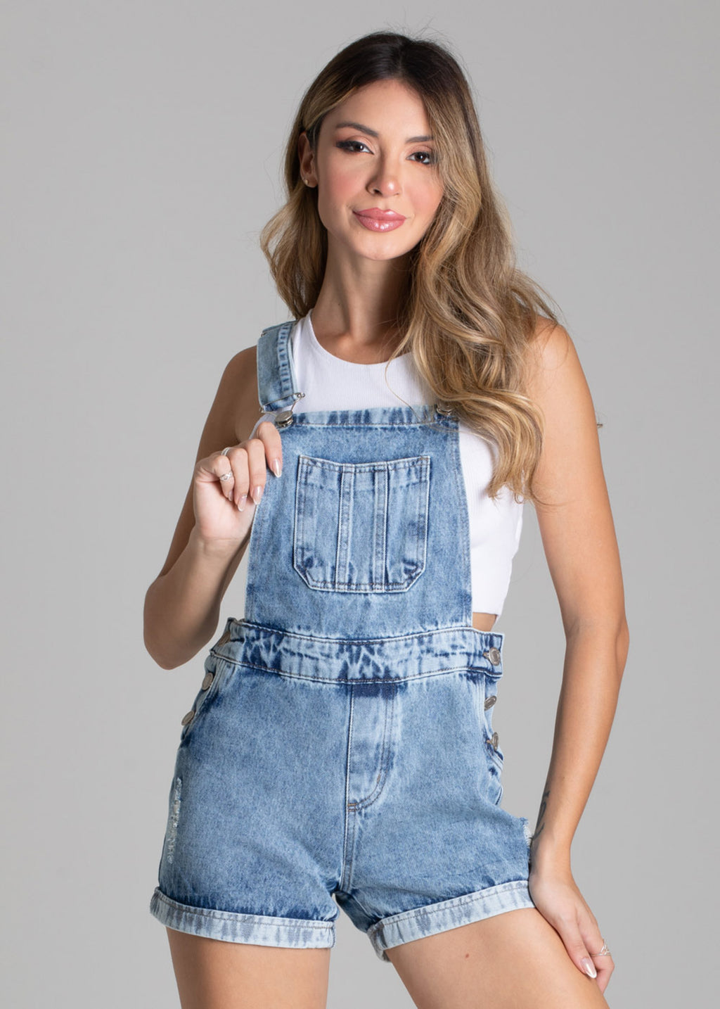 Sawary Jeans Overalls - 276009
