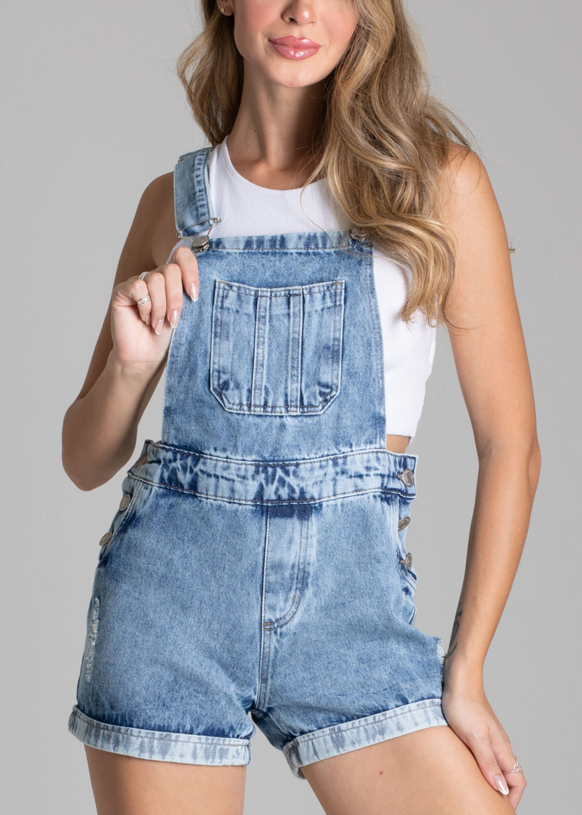 Sawary Jeans Overalls - 276009