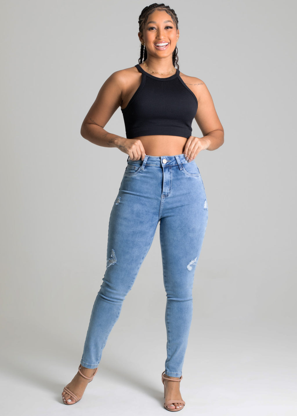 Sawary Butt Lift Jeans Pants - 276938