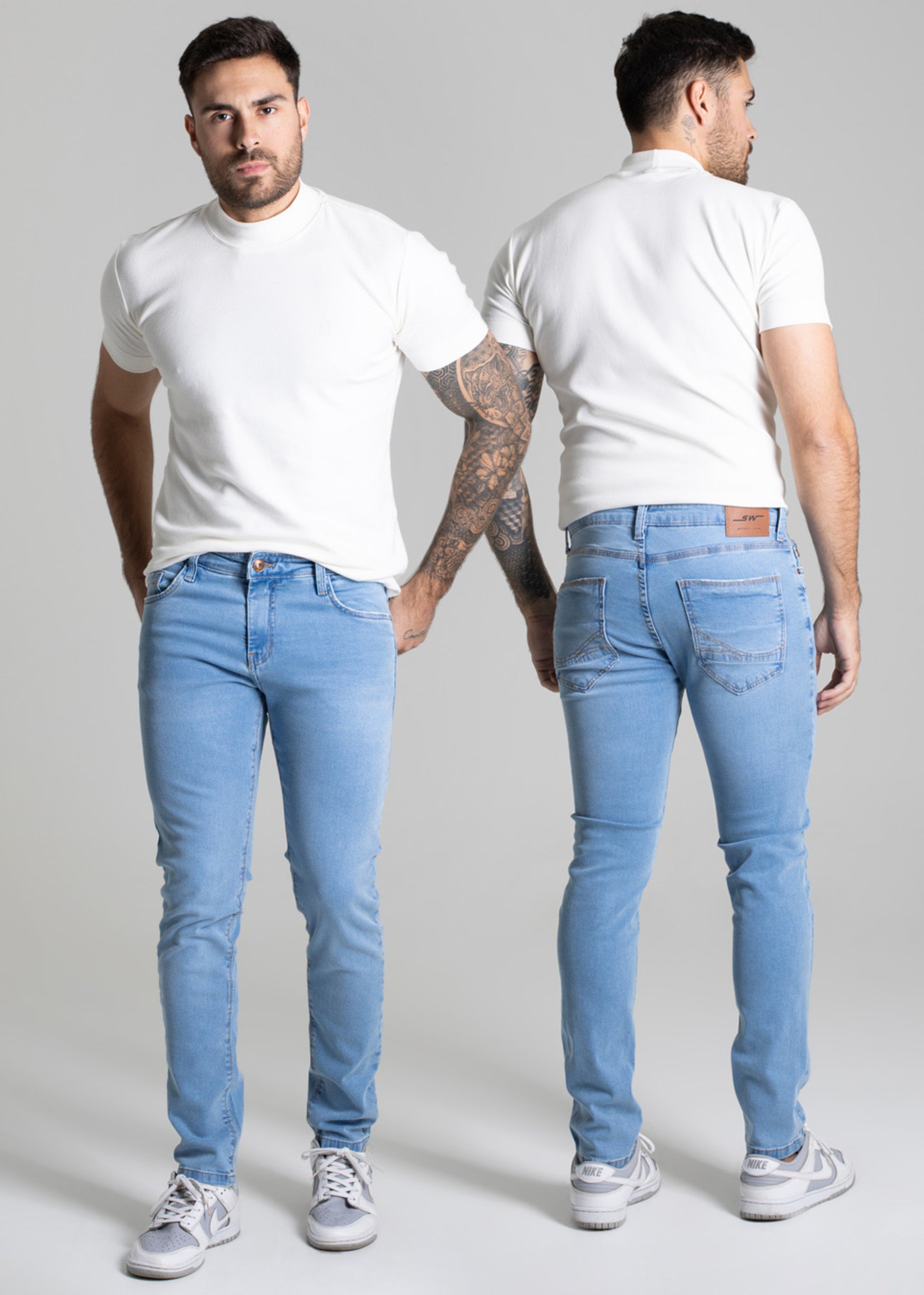 Sawary Skinny Jeans Pants - 277088