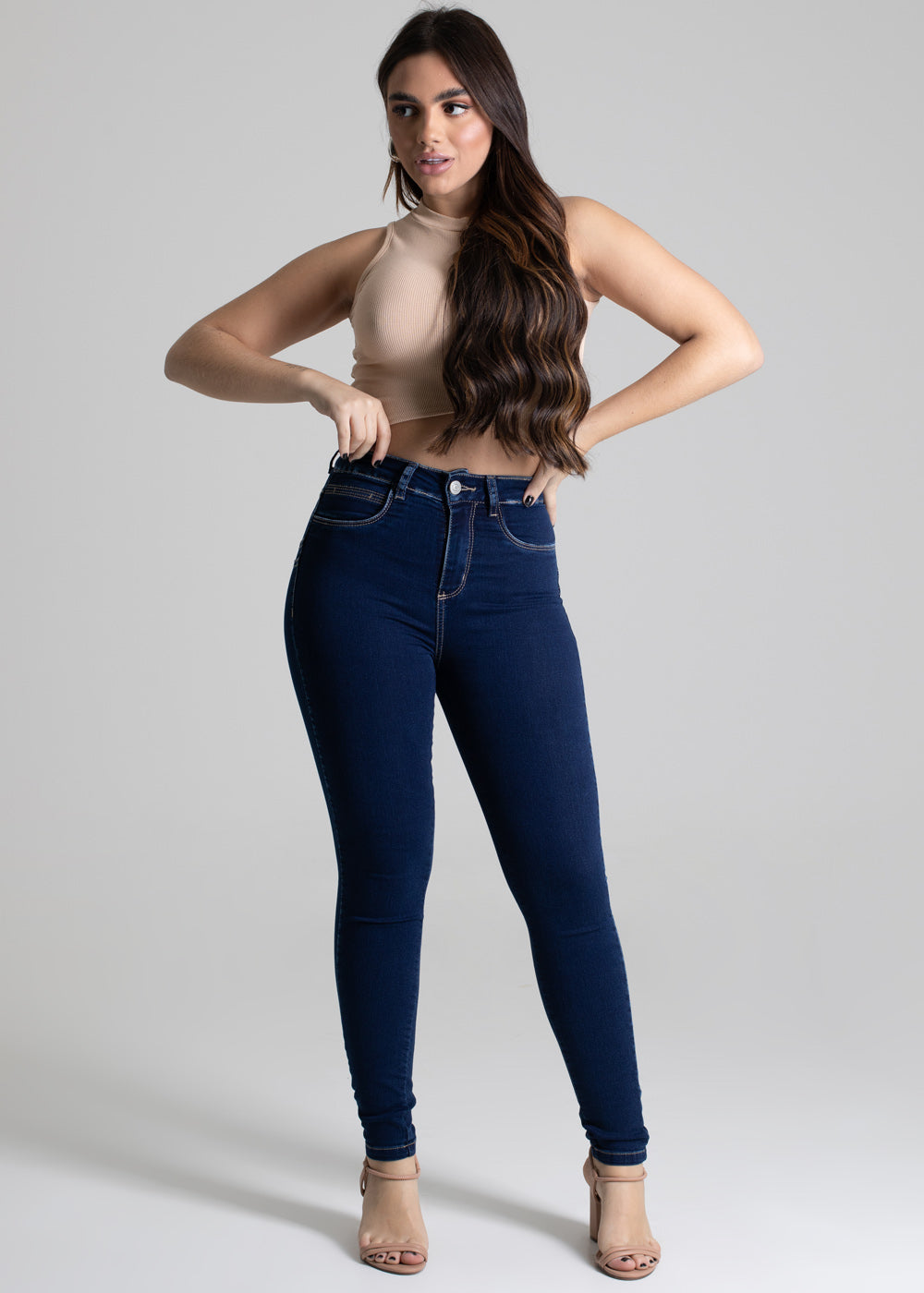 Sawary Butt Lift Jeans Pants - 277174