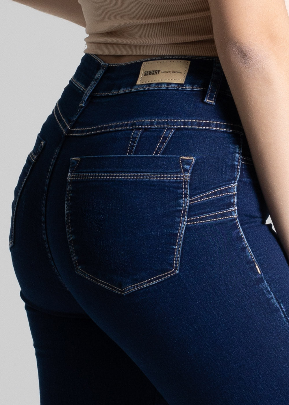 Sawary Butt Lift Jeans Pants - 277174