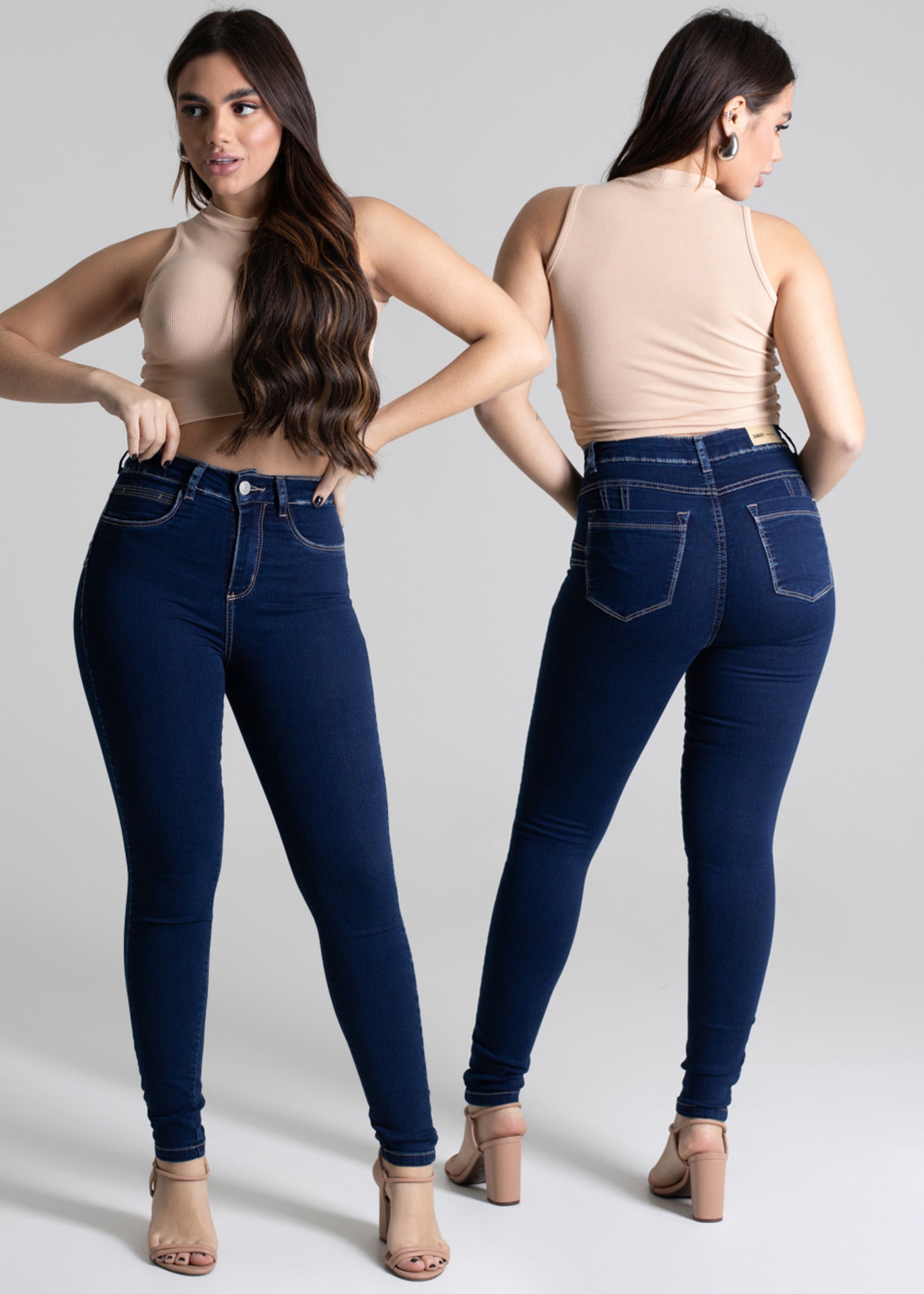 Sawary Butt Lift Jeans Pants - 277174