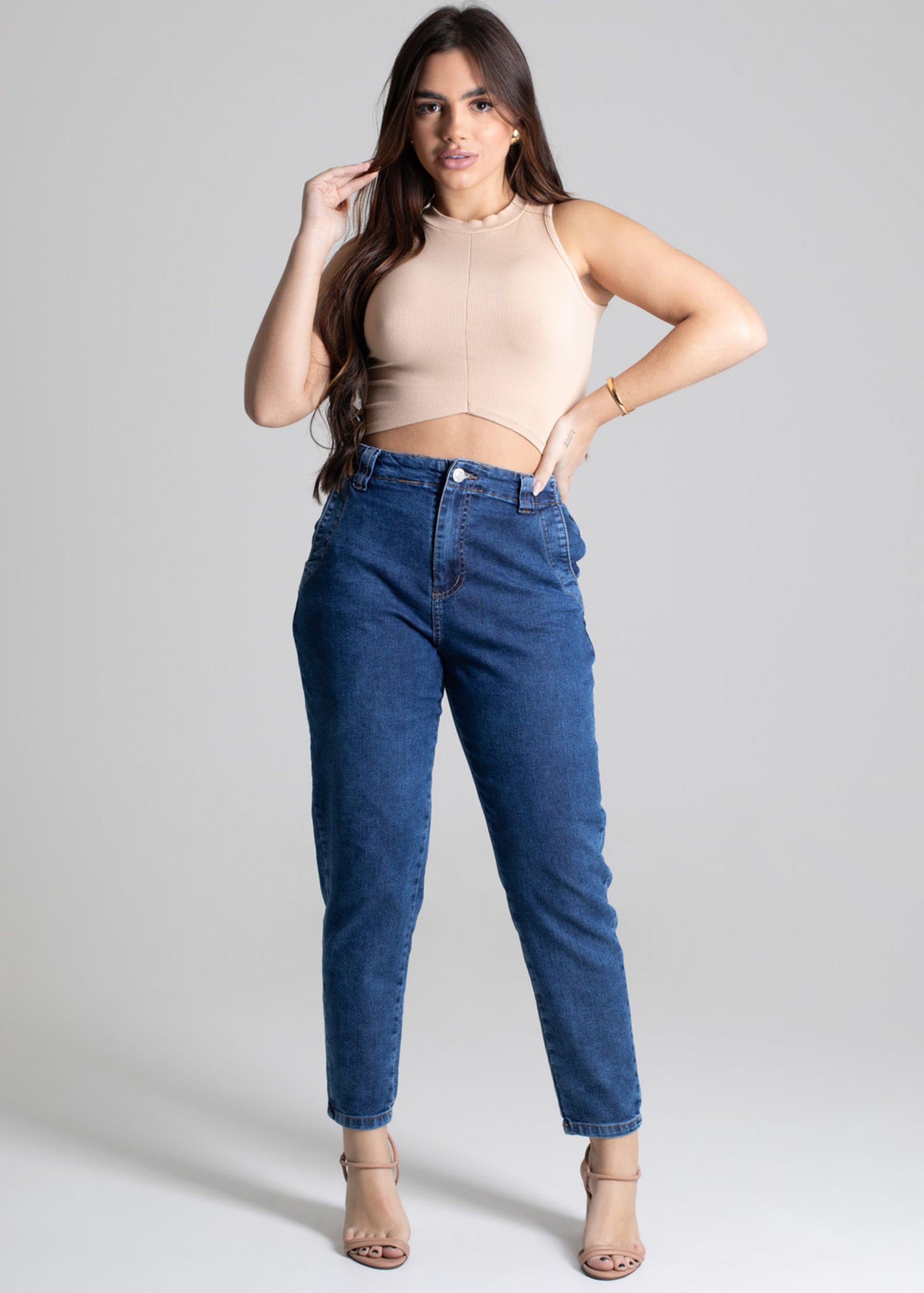 Sawary Mom Jeans Pants - 277243