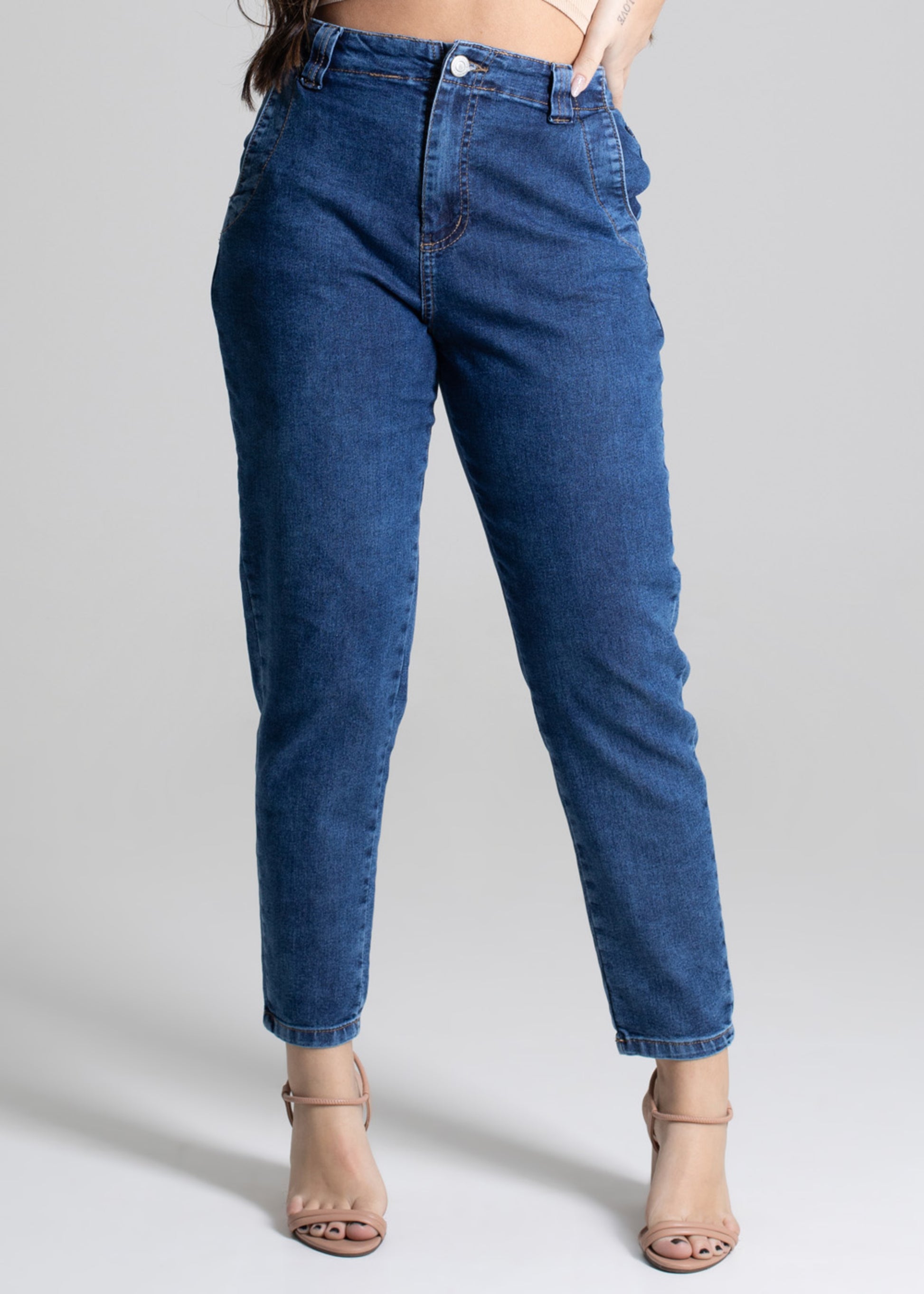 Sawary Mom Jeans Pants - 277243