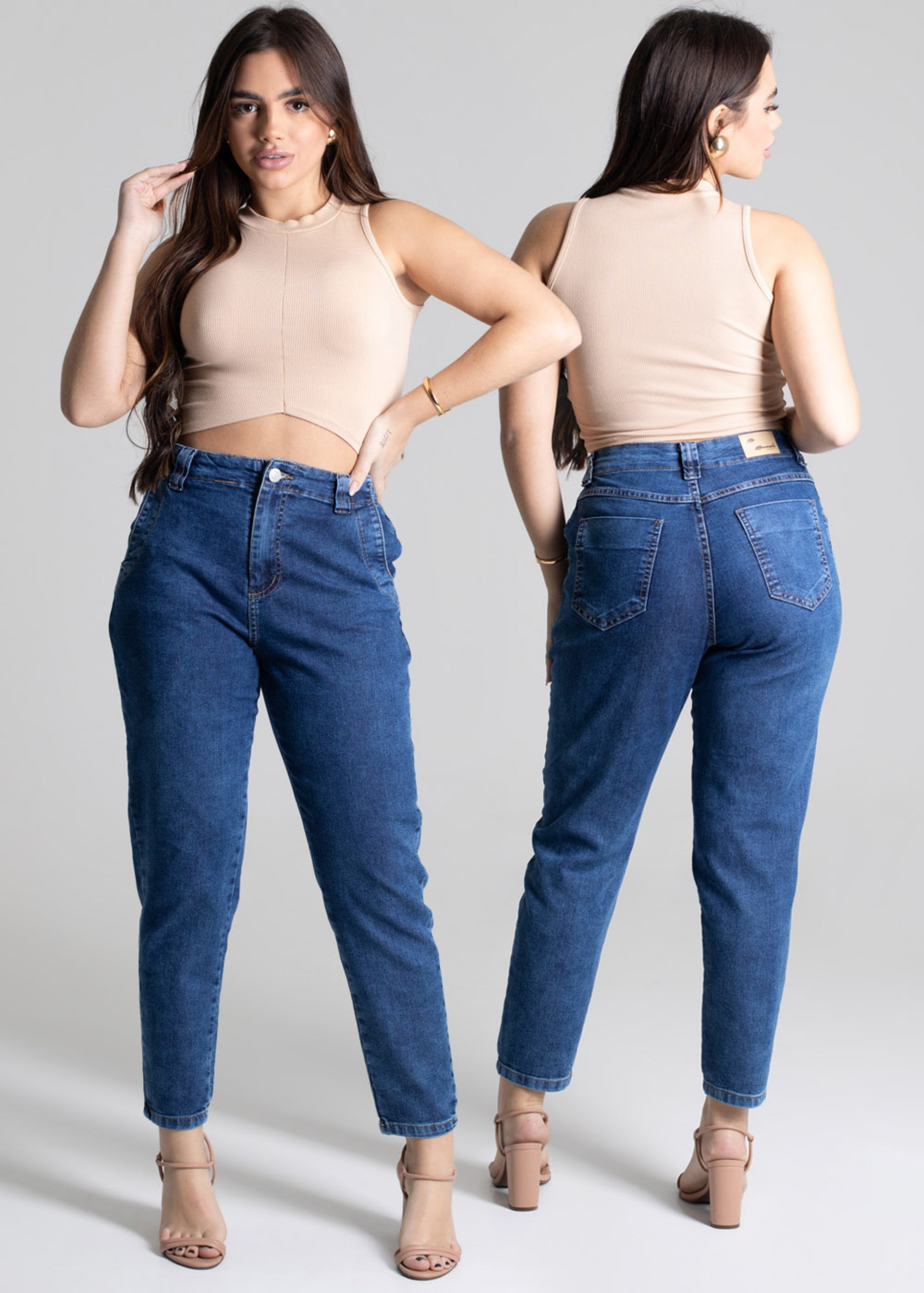Sawary Mom Jeans Pants - 277243
