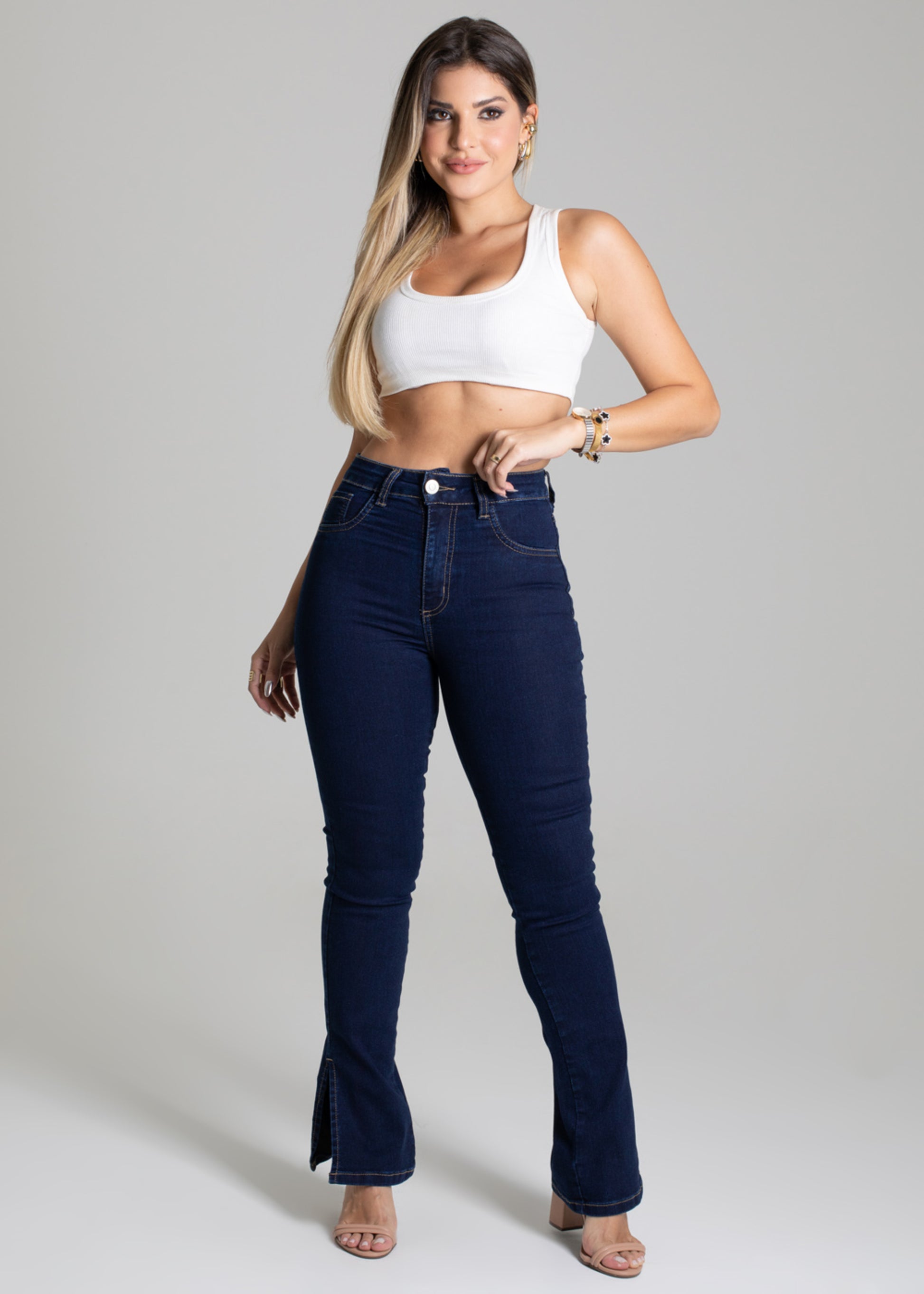 Sawary Straight Jeans Pants - 277253