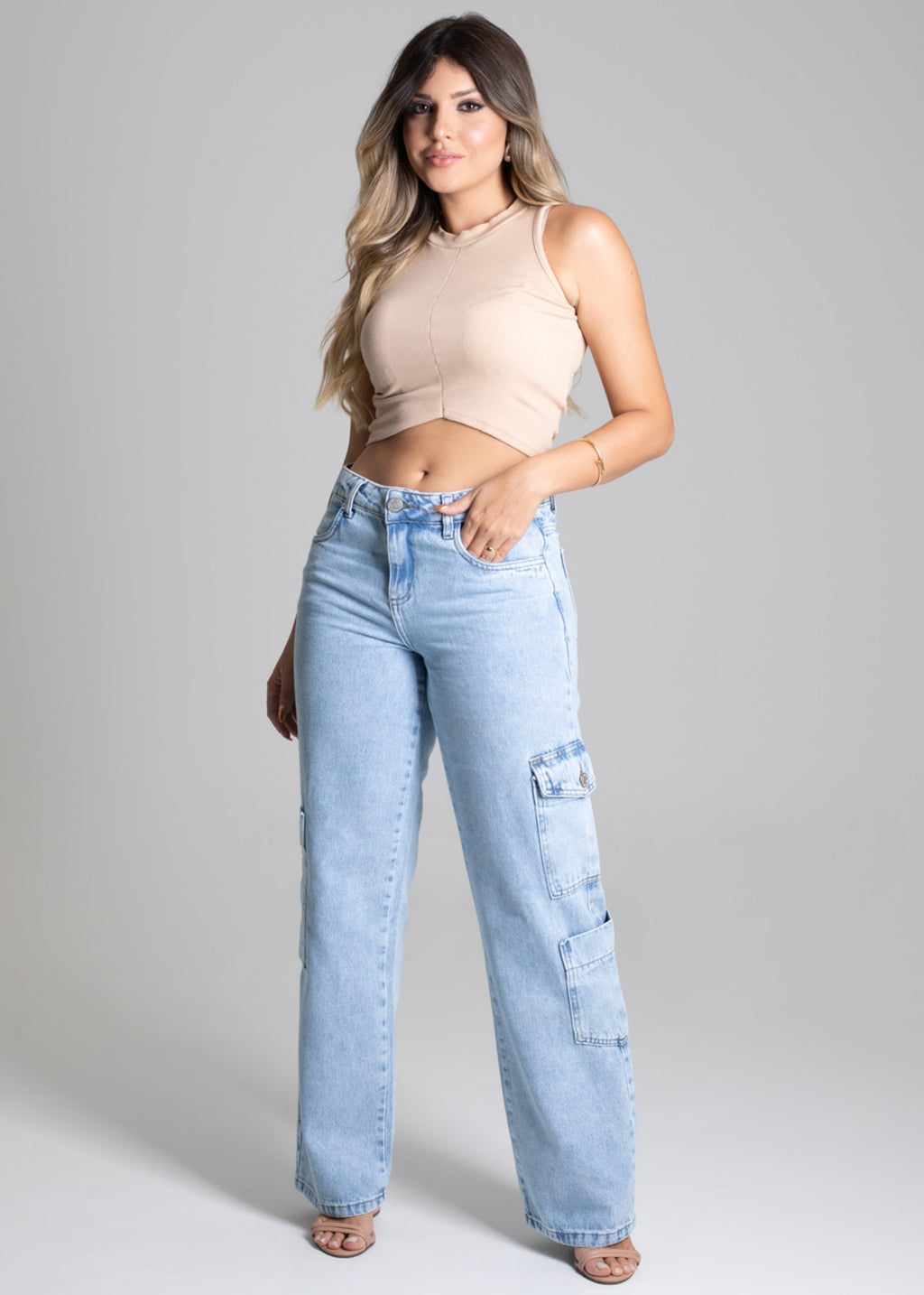 Sawary Butt Lift Jeans Pants - 277261