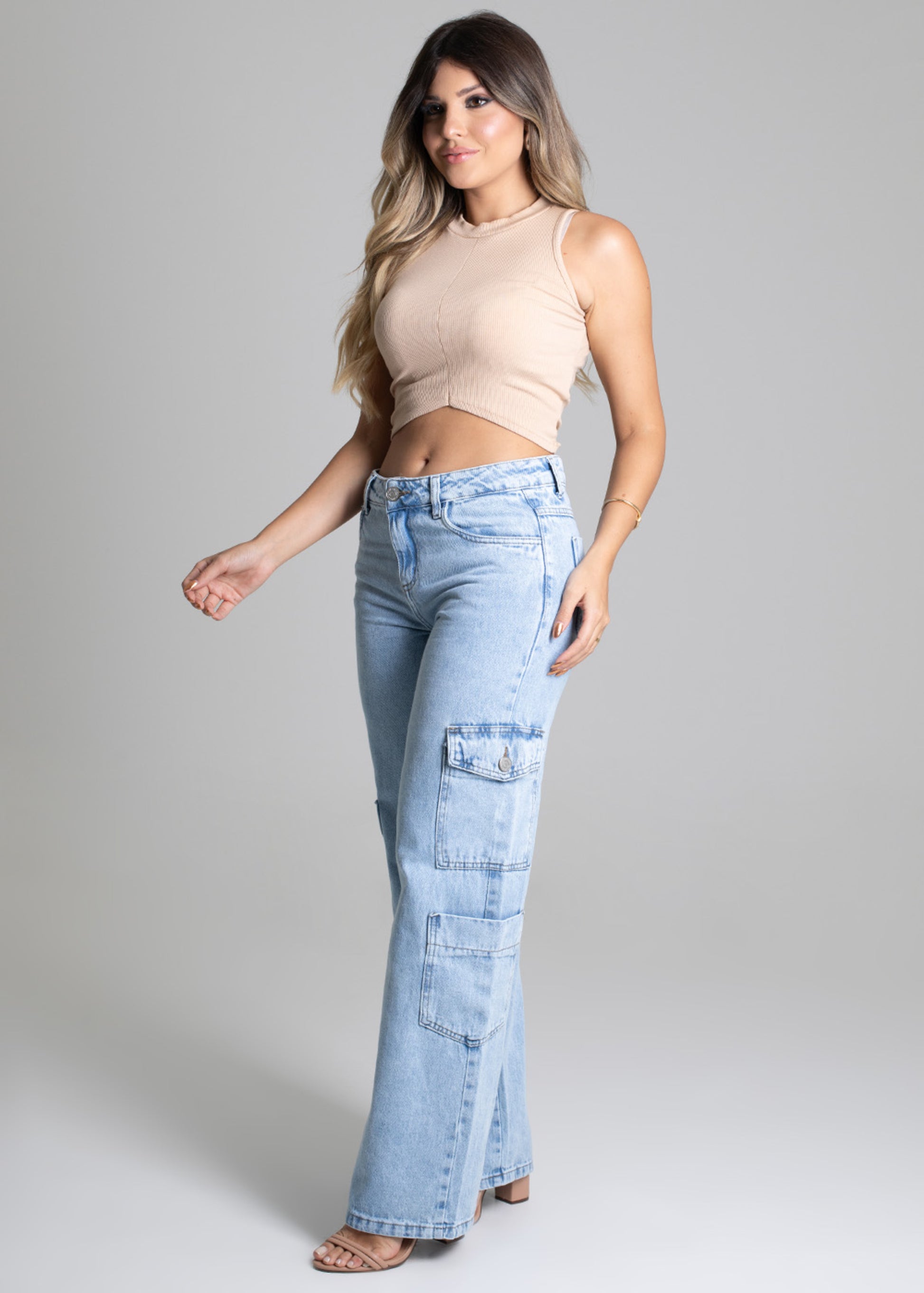 Sawary Butt Lift Jeans Pants - 277261