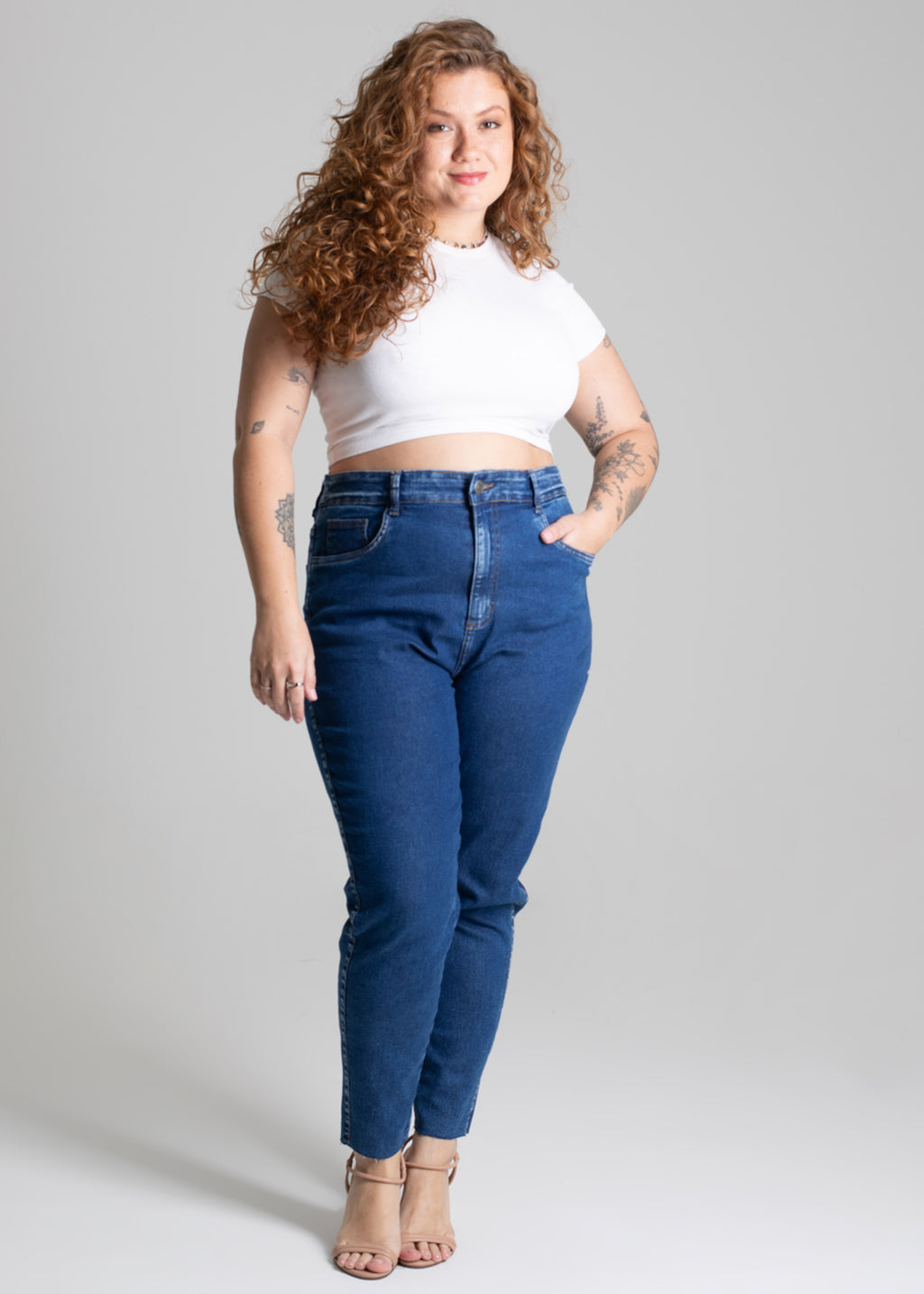 Sawary Plus Size Jeans Pants - 277285