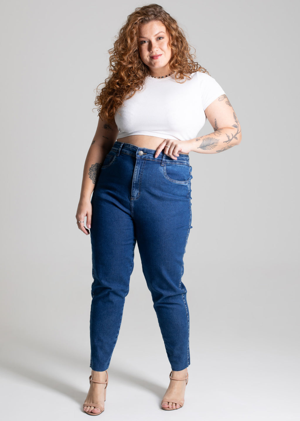 Sawary Plus Size Jeans Pants - 277285