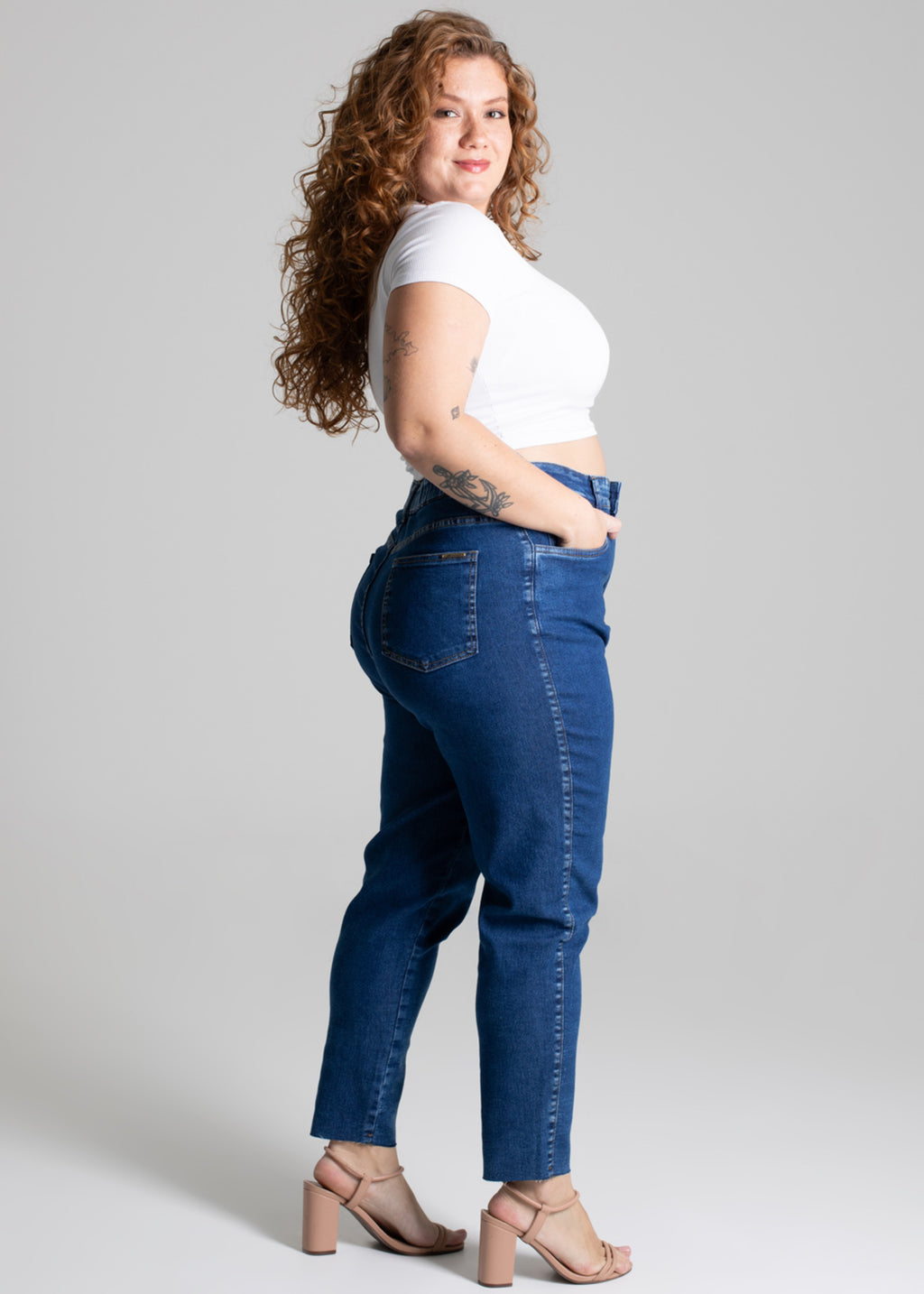 Sawary Plus Size Jeans Pants - 277285