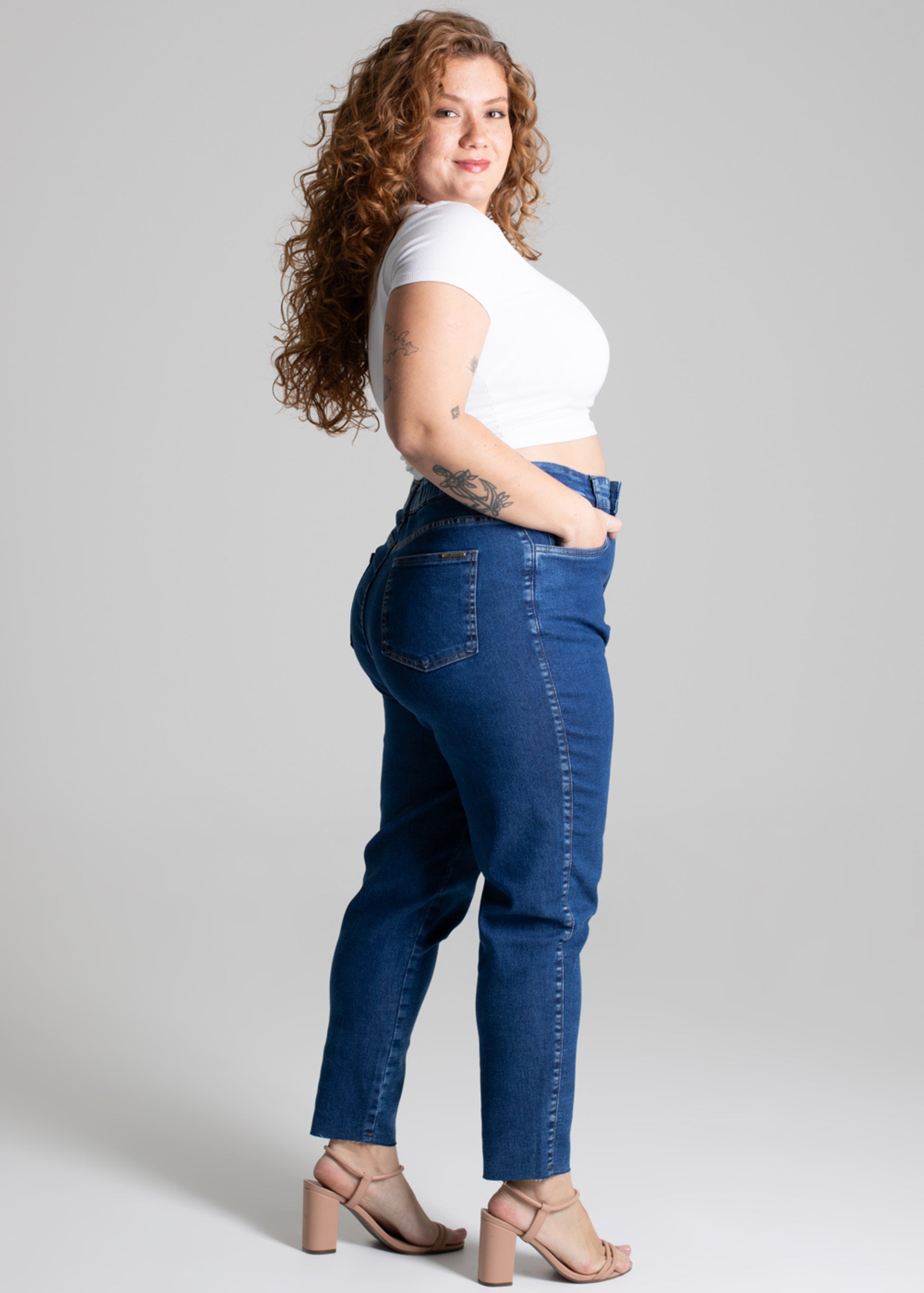 Sawary Plus Size Jeans Pants - 277285
