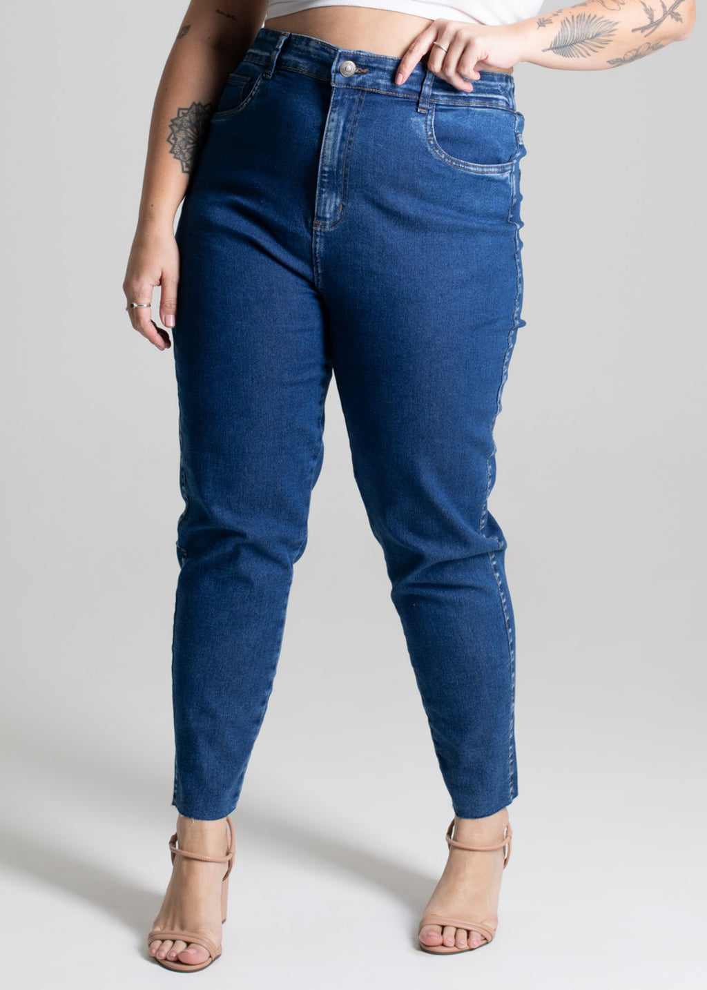Sawary Plus Size Jeans Pants - 277285