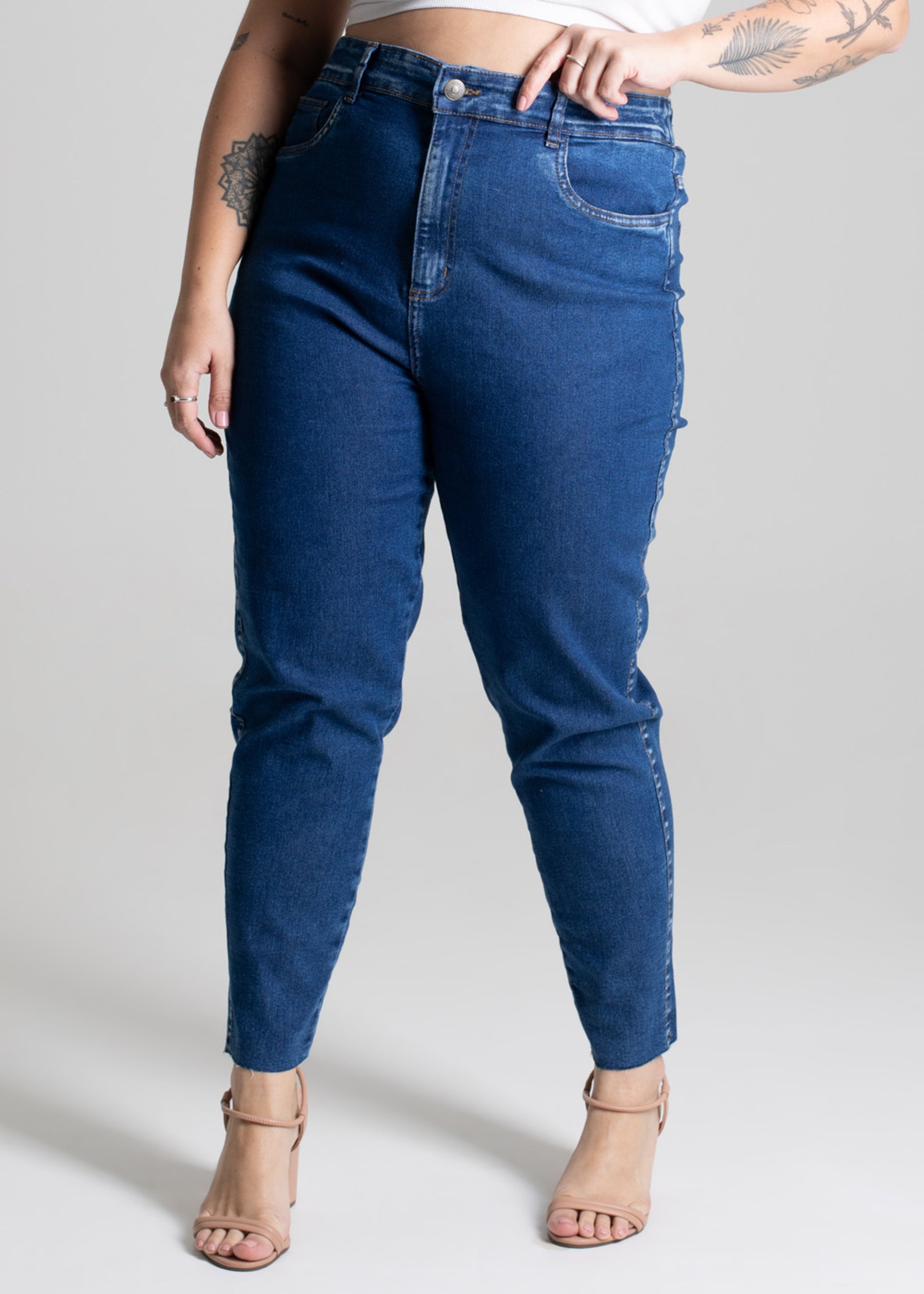 Sawary Plus Size Jeans Pants - 277285