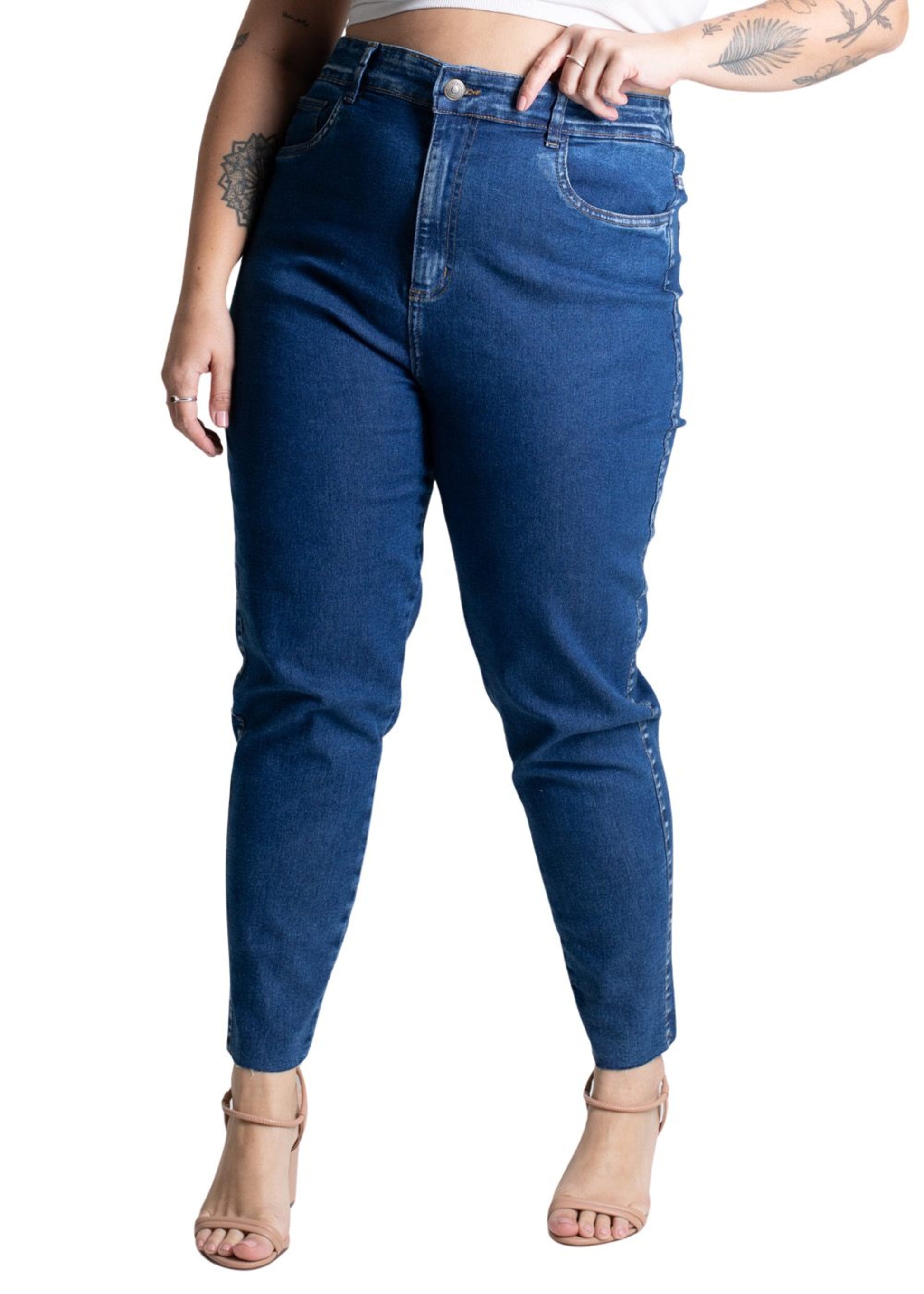 Sawary Plus Size Jeans Pants - 277285