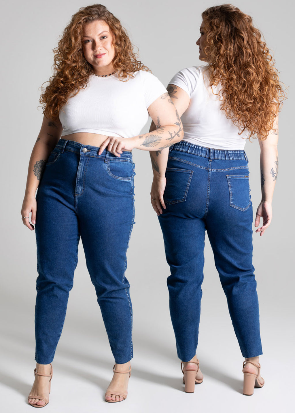 Sawary Plus Size Jeans Pants - 277285