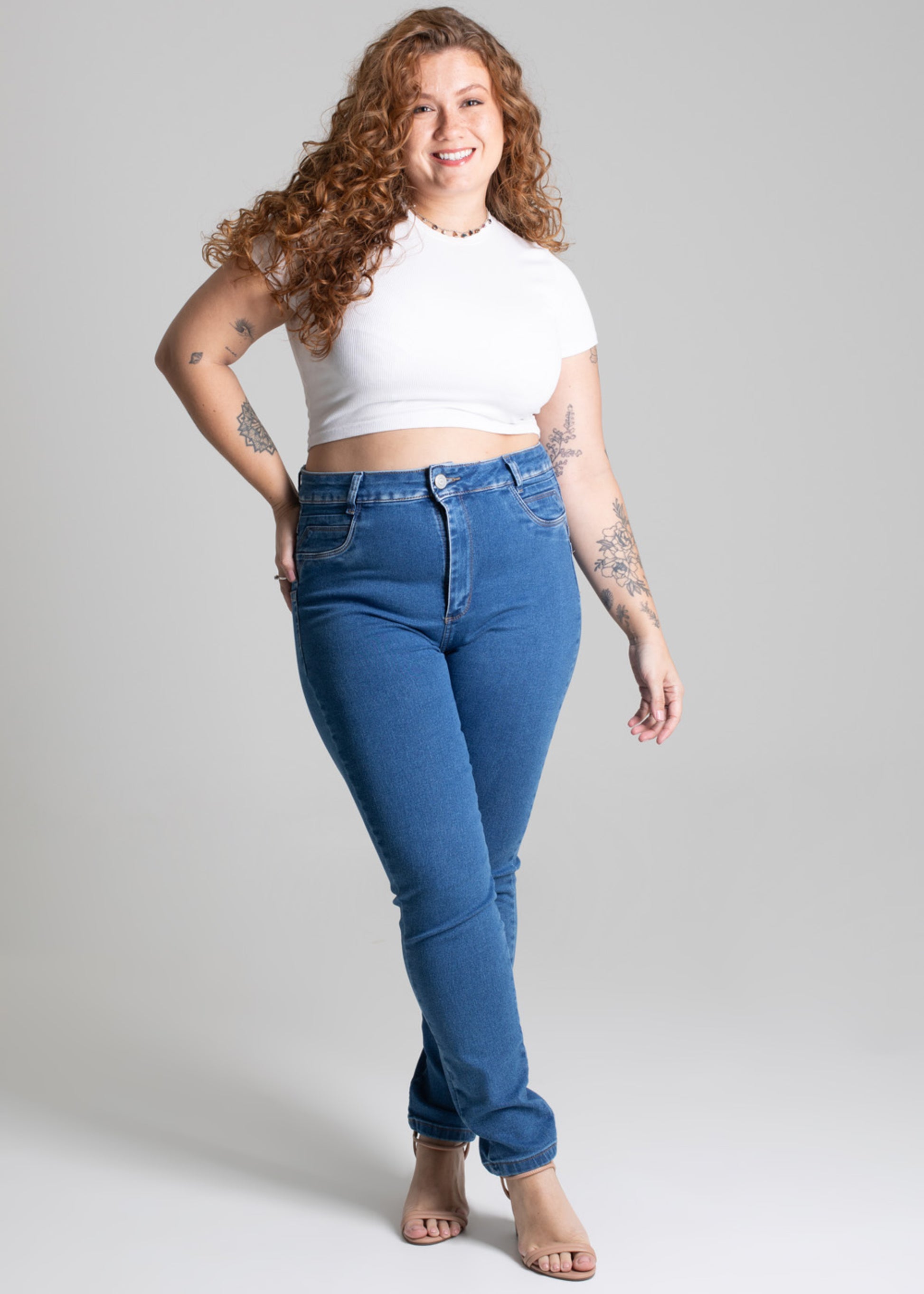 Sawary Plus Size Jeans Pants - 277293