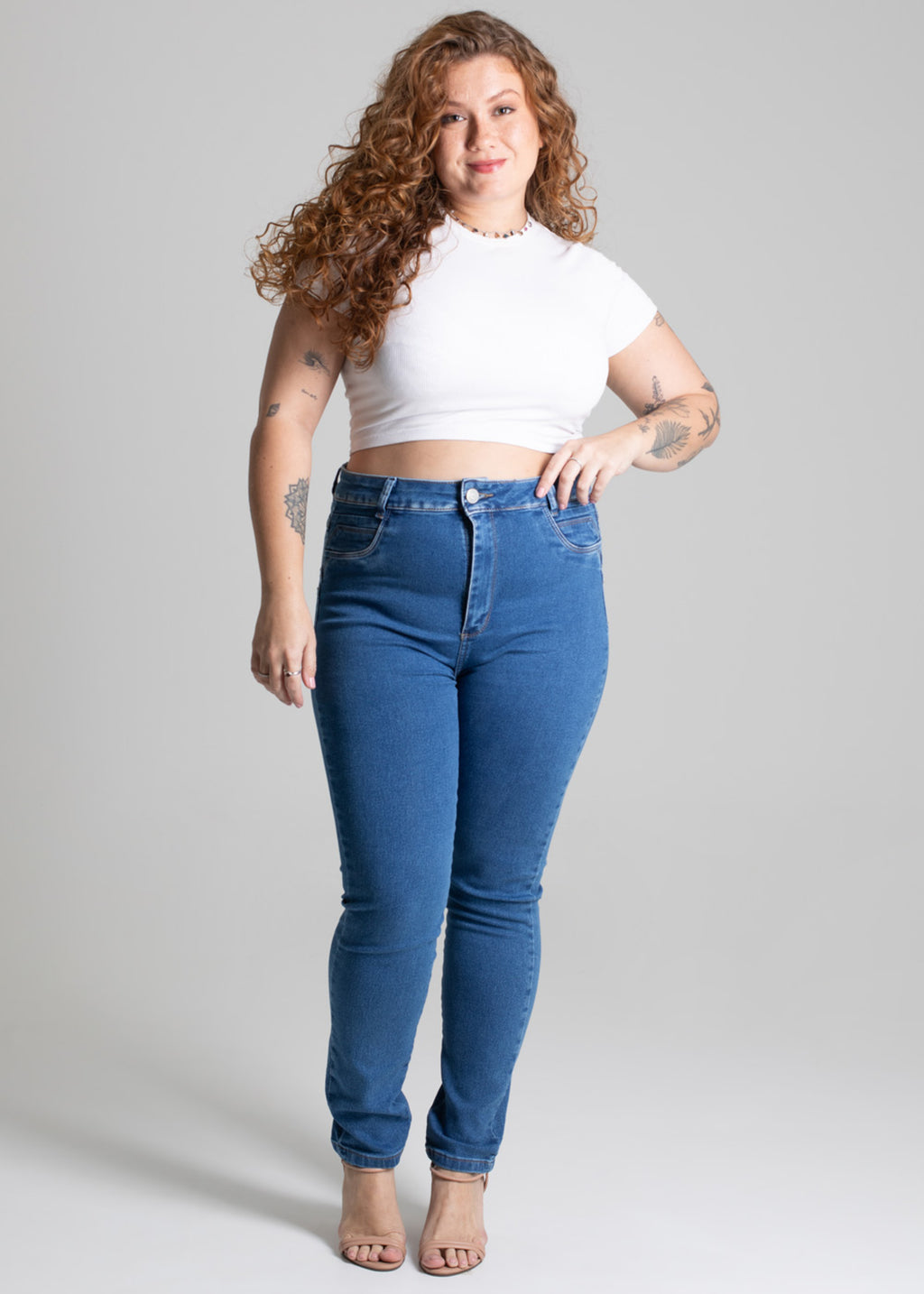Sawary Plus Size Jeans Pants - 277293