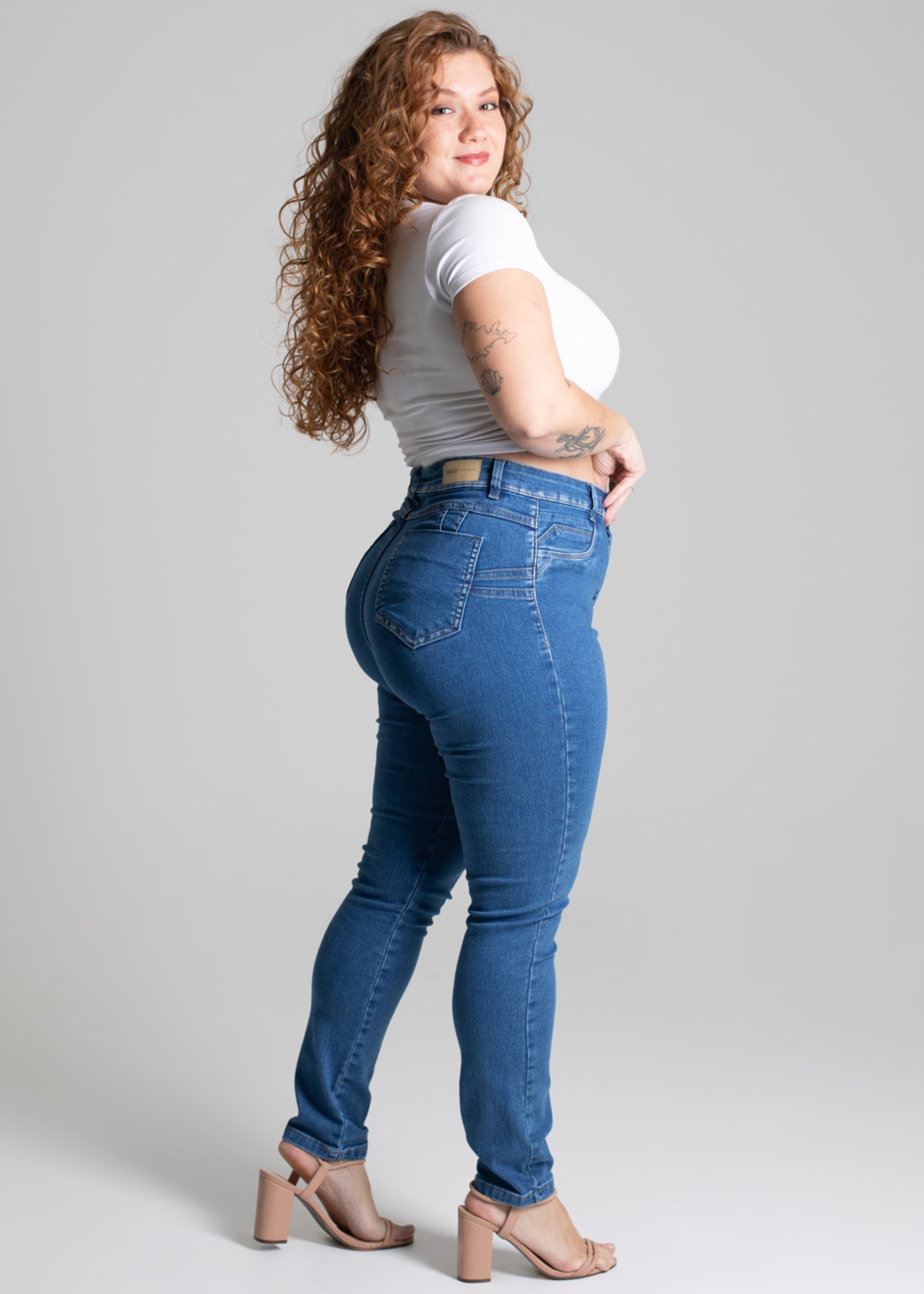 Sawary Plus Size Jeans Pants - 277293