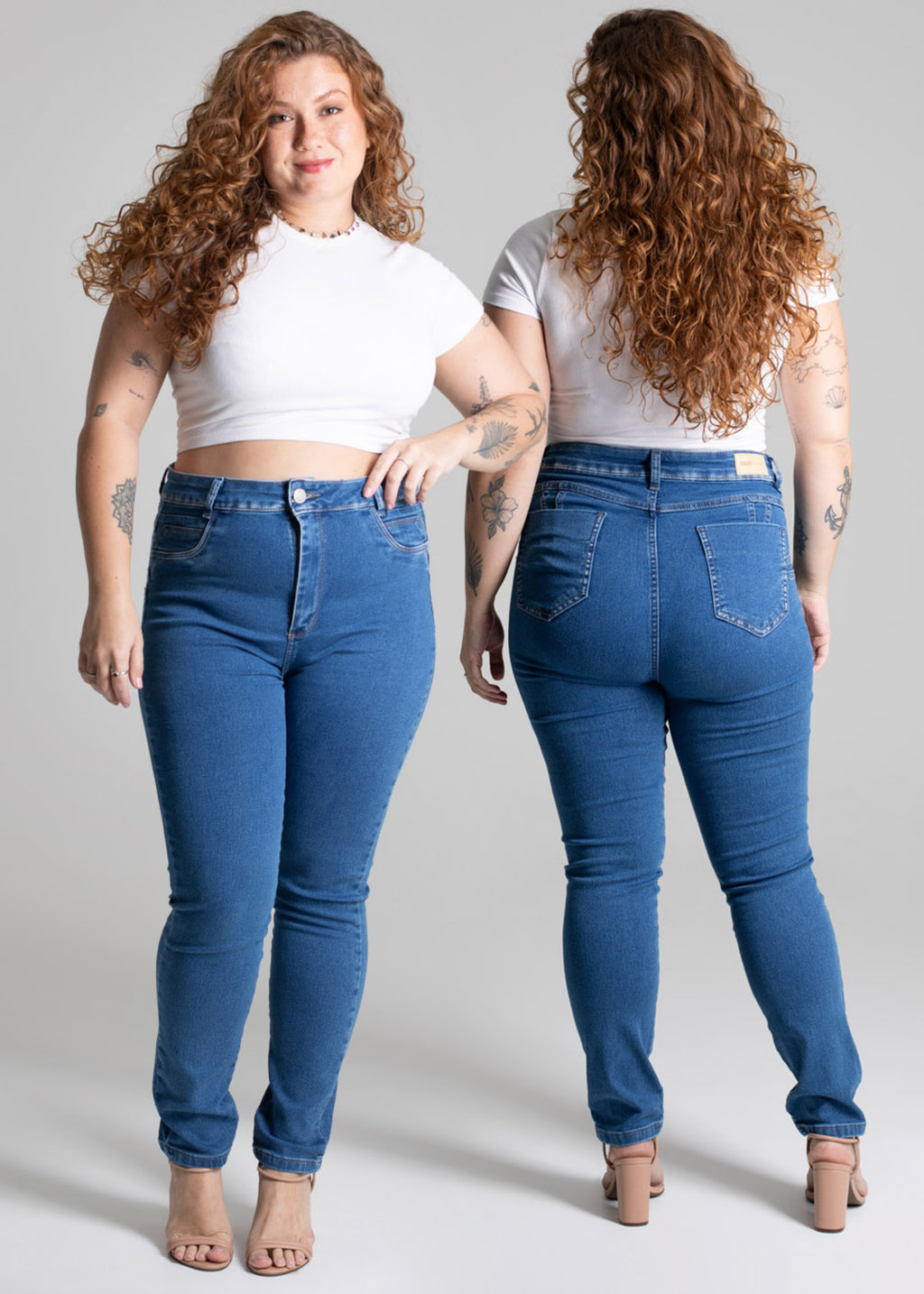 Sawary Plus Size Jeans Pants - 277293
