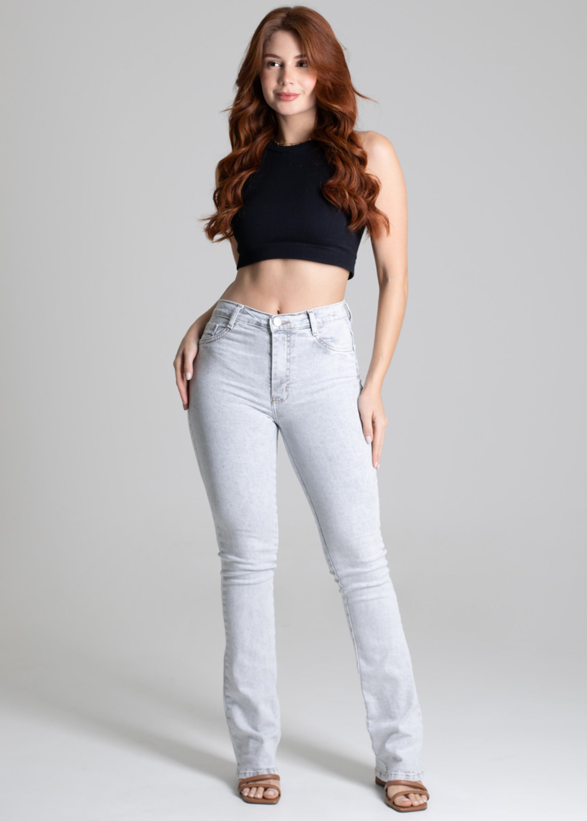 Sawary Boot Cut Jeans Pants - 277317
