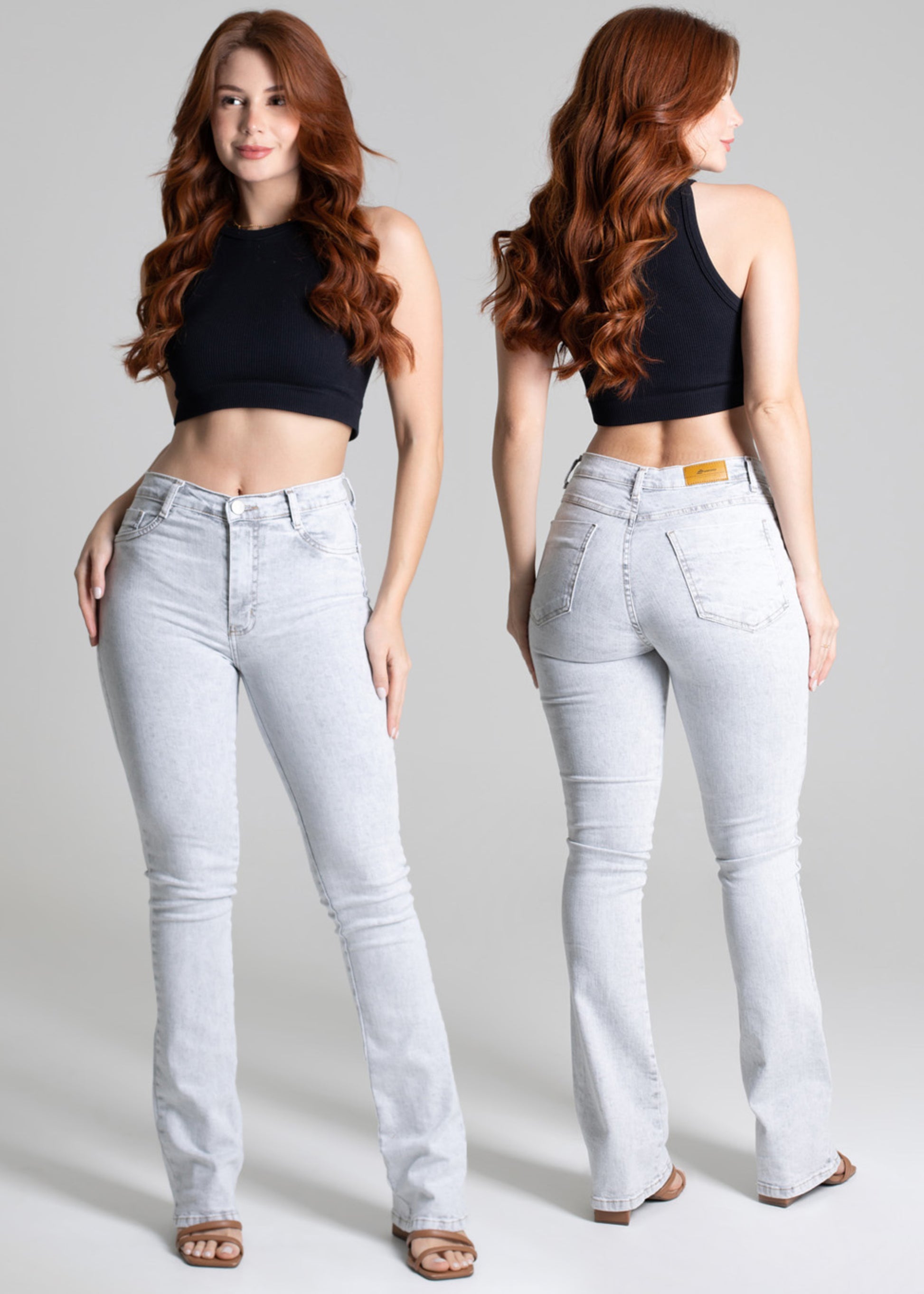 Sawary Boot Cut Jeans Pants - 277317