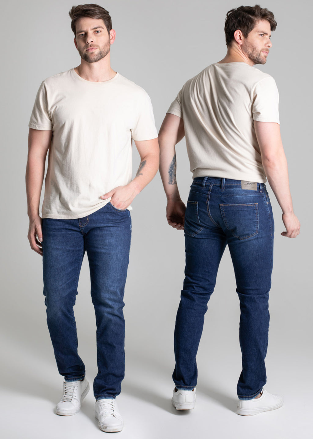 Sawary Skinny Jeans Pants - 277395