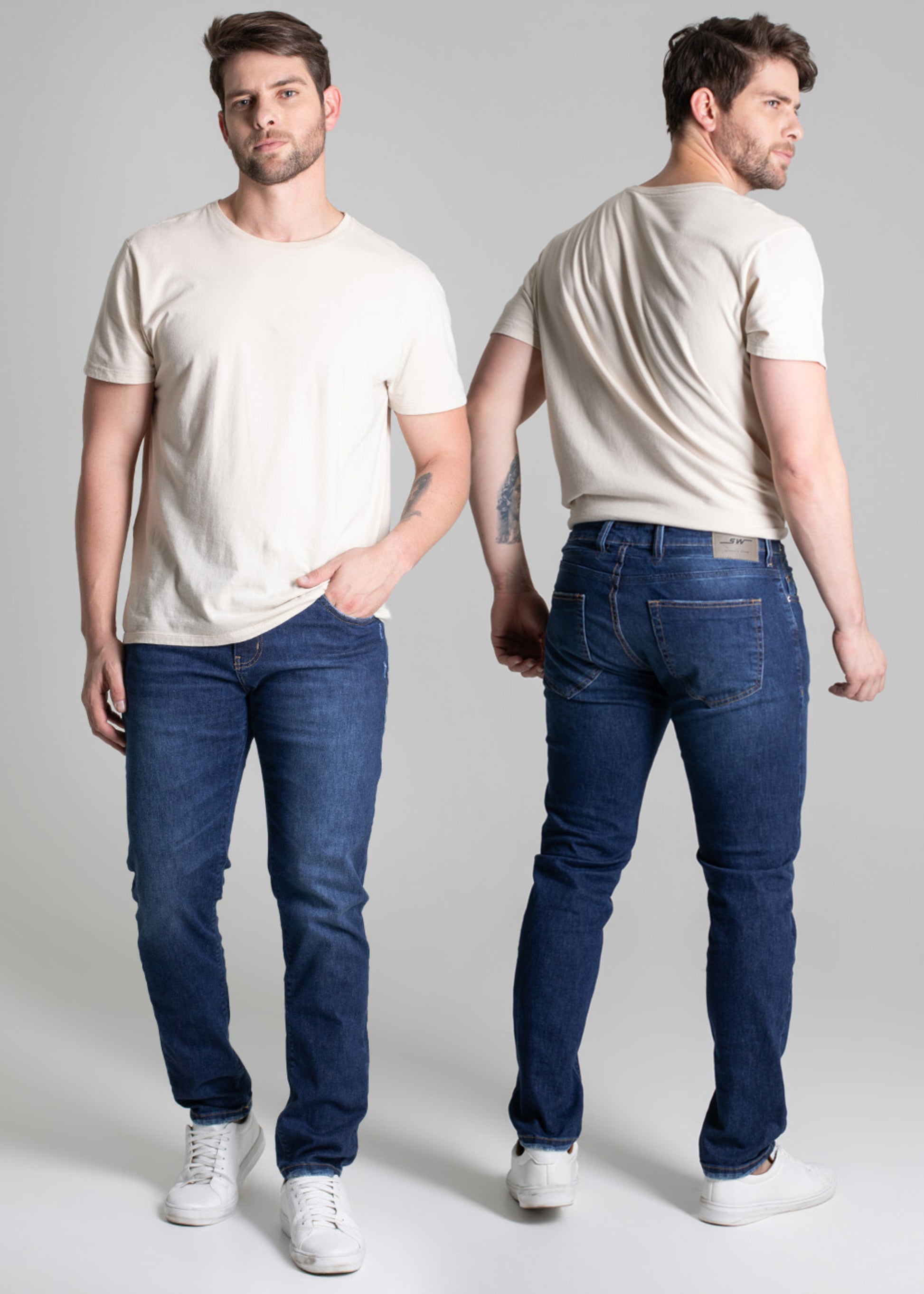 Sawary Skinny Jeans Pants - 277395