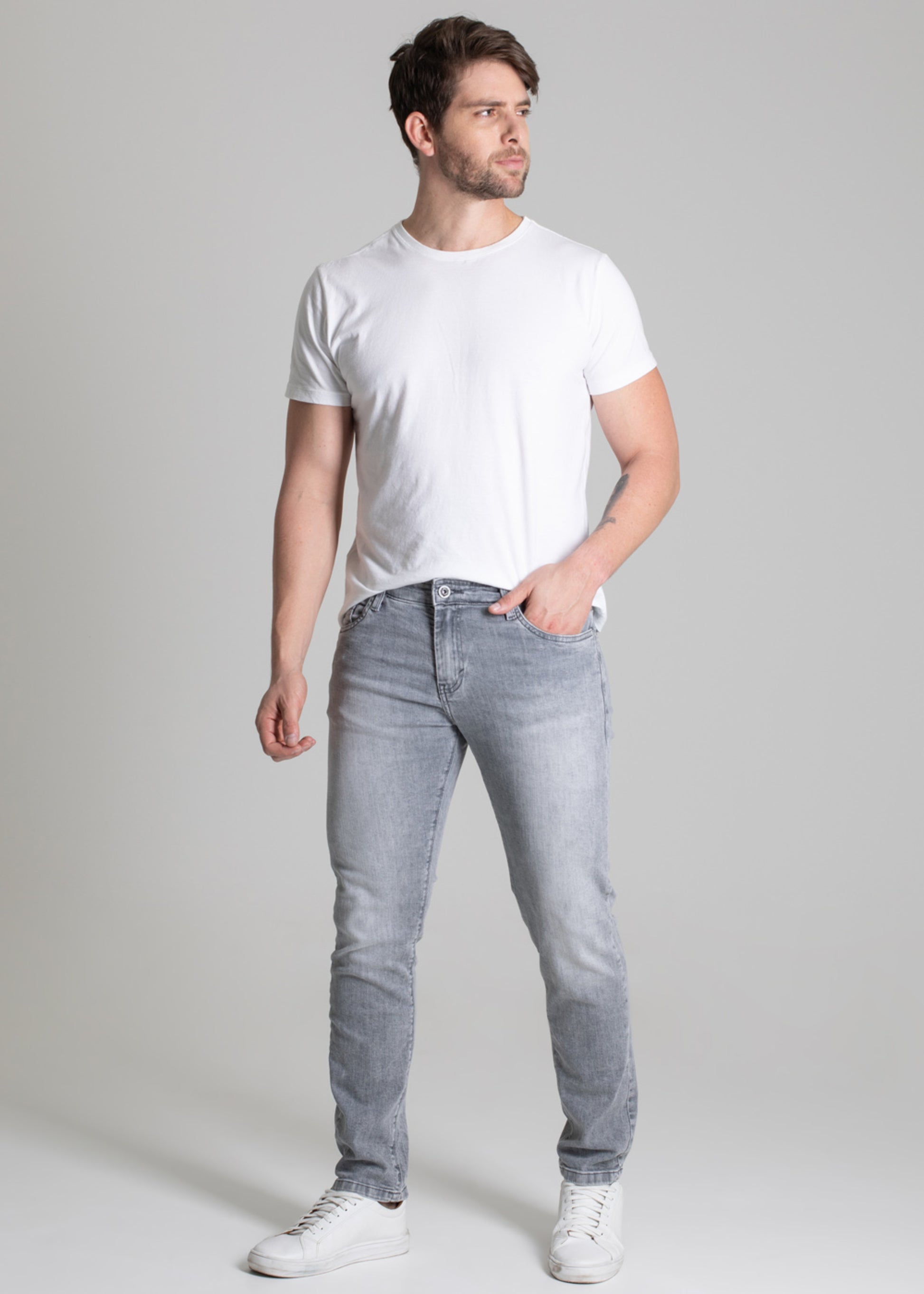 Sawary Slim Jeans Pants - 277397